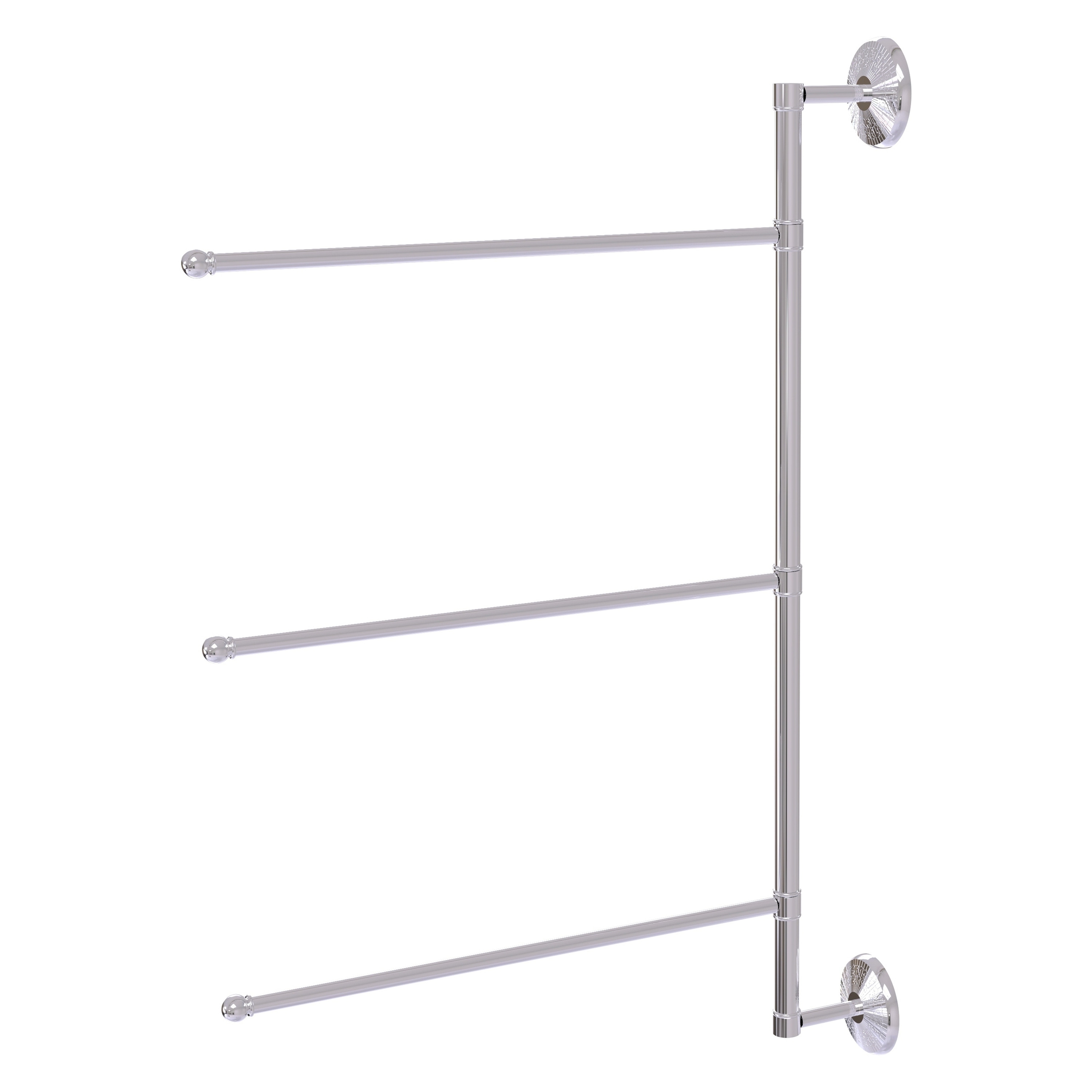 Allied Brass PMC-27/3/16/28-PC Prestige Monte Carlo 28-in Polished Chrome Wall mount Single Towel Bar