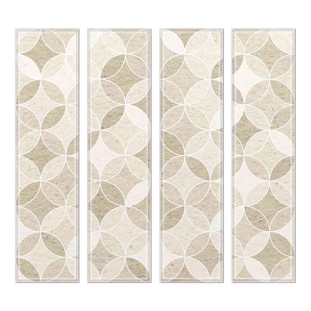 Instant Mosaic 3630102 Upscale Designs 32-Pack Multicolor 3-in x 12-in Glossy Glass Random Wall Tile