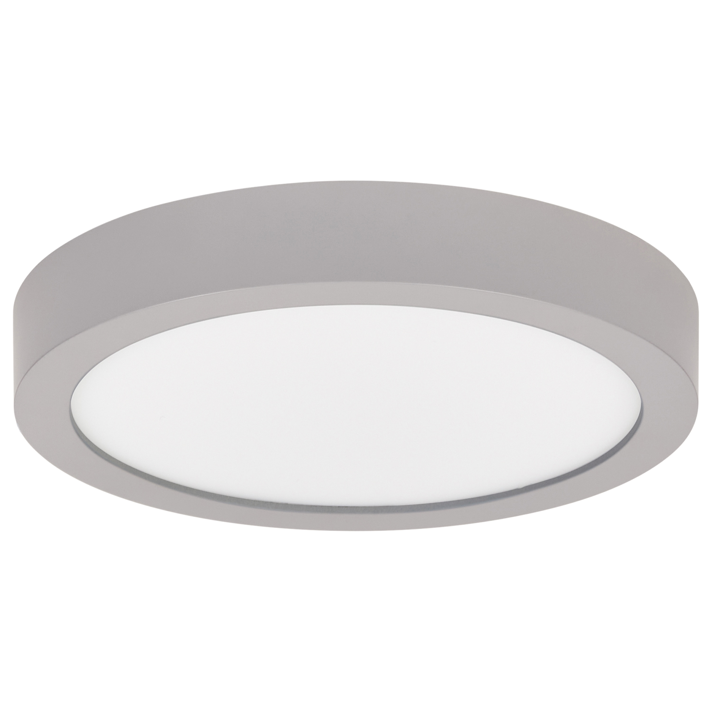Ulko Silver LED Flush Mount Light for Indoor/Outdoor Use