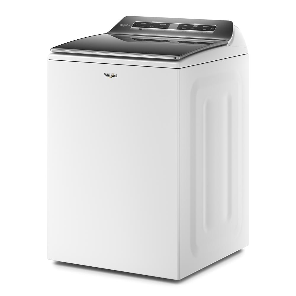 Whirlpool Smart Capable w/Load and Go 5.3-cu ft High Efficiency Impeller and Agitator Smart Top-Load Washer (White) ENERGY STAR