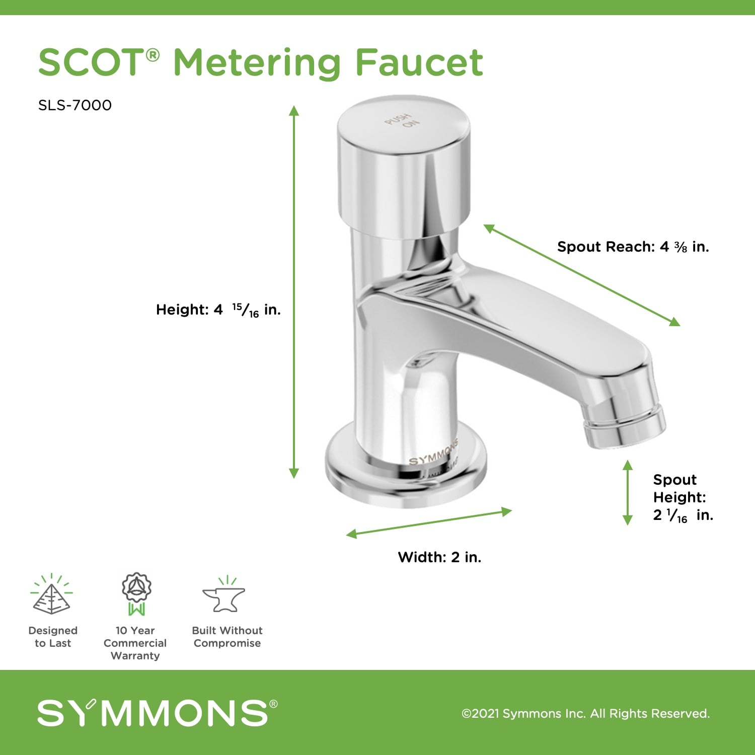 Symmons SLS-7000 Lavatory-Faucets - View #2