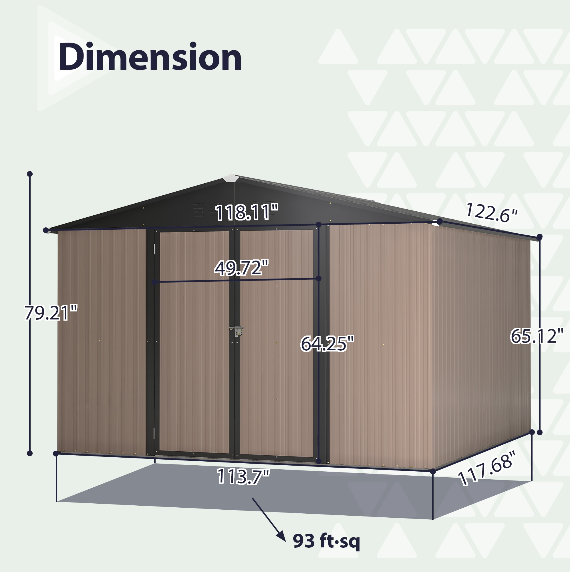 Mondawe MD-W2794-00004 Metal-Storage-Buildings-Sheds - View #8