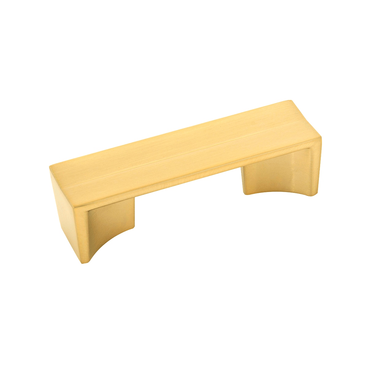 Belwith Keeler B076088-BGB Avenue 3-in , 76mm Center to Center Brushed Golden Brass Rectangular Handle Drawer Pull