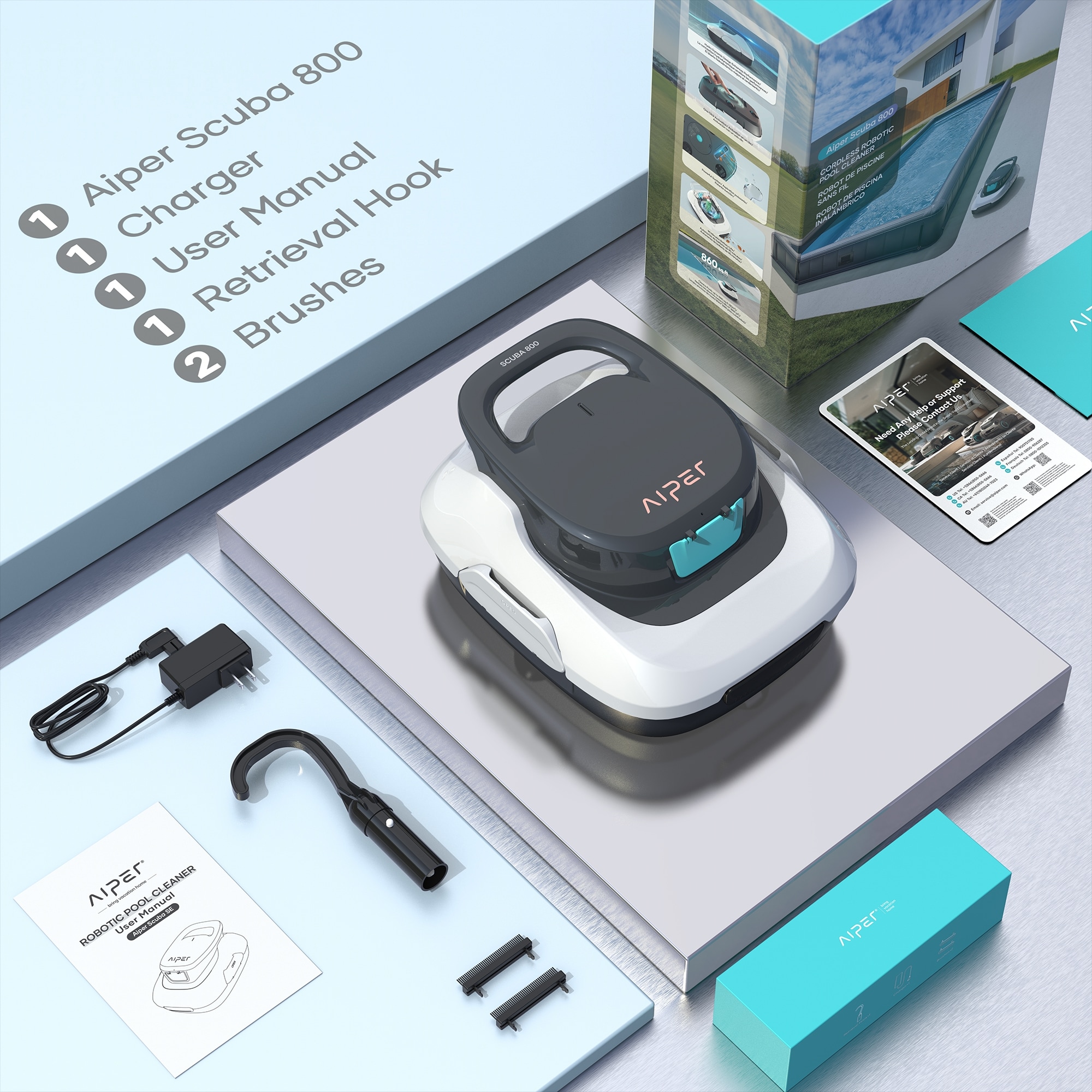 Aiper SCUBA 800 Pool-Vacuums - View #8