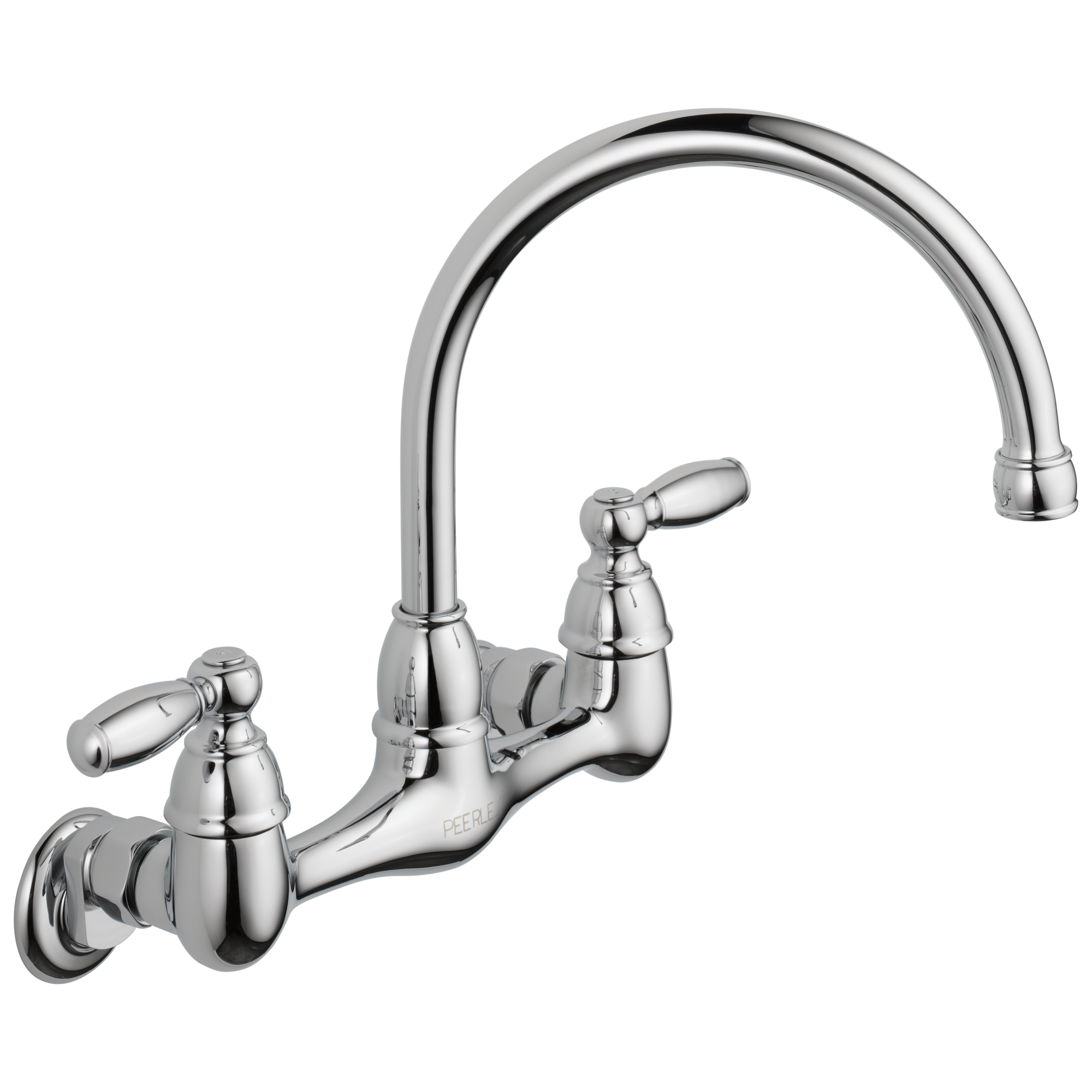 Peerless P299305LF Claymore Chrome Single Handle Wall-mount Kitchen Faucet