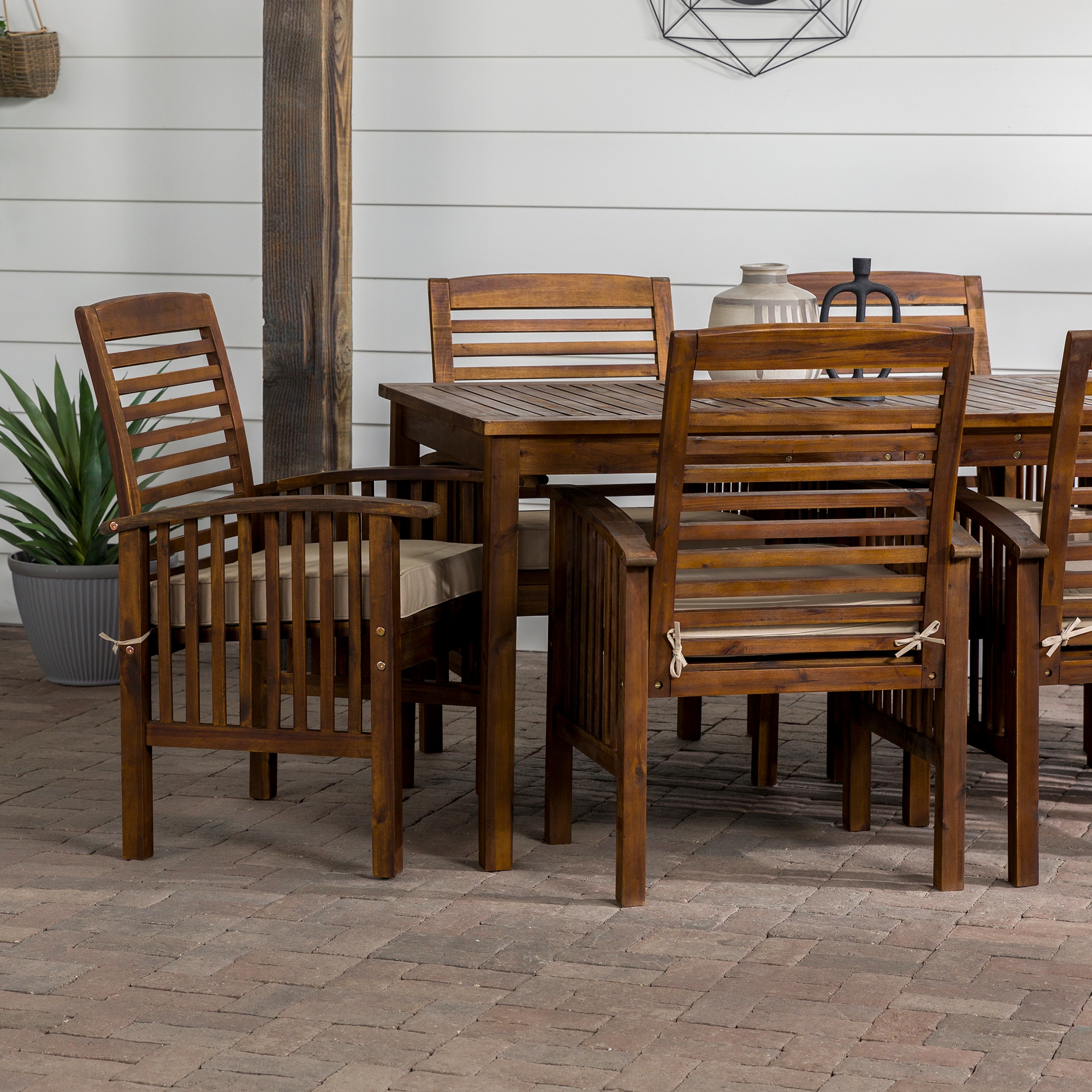 Walker Edison LWW7SDTDB Patio-Dining-Sets - View #6