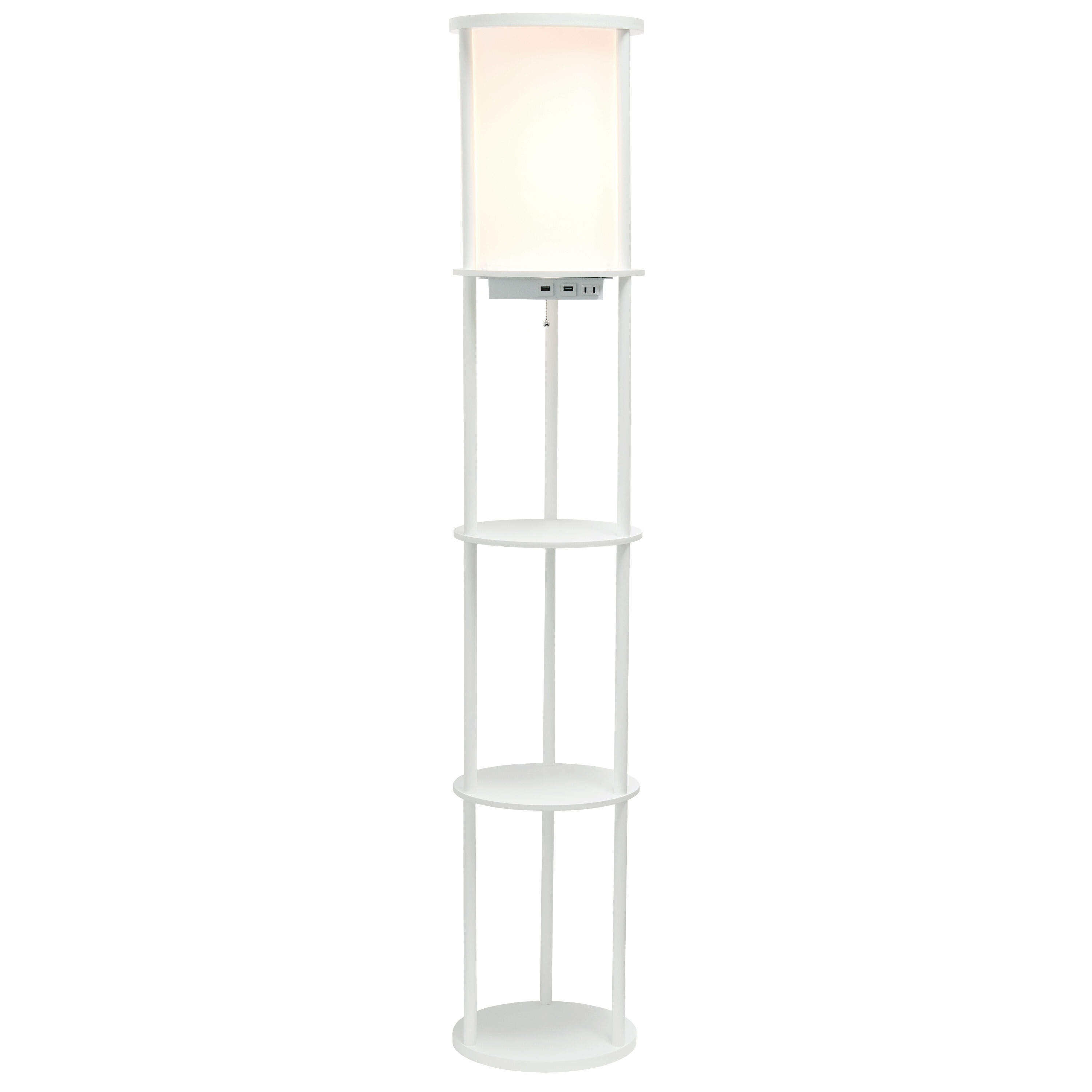 Simple Designs LF2010-WHT floorlamps - View #3