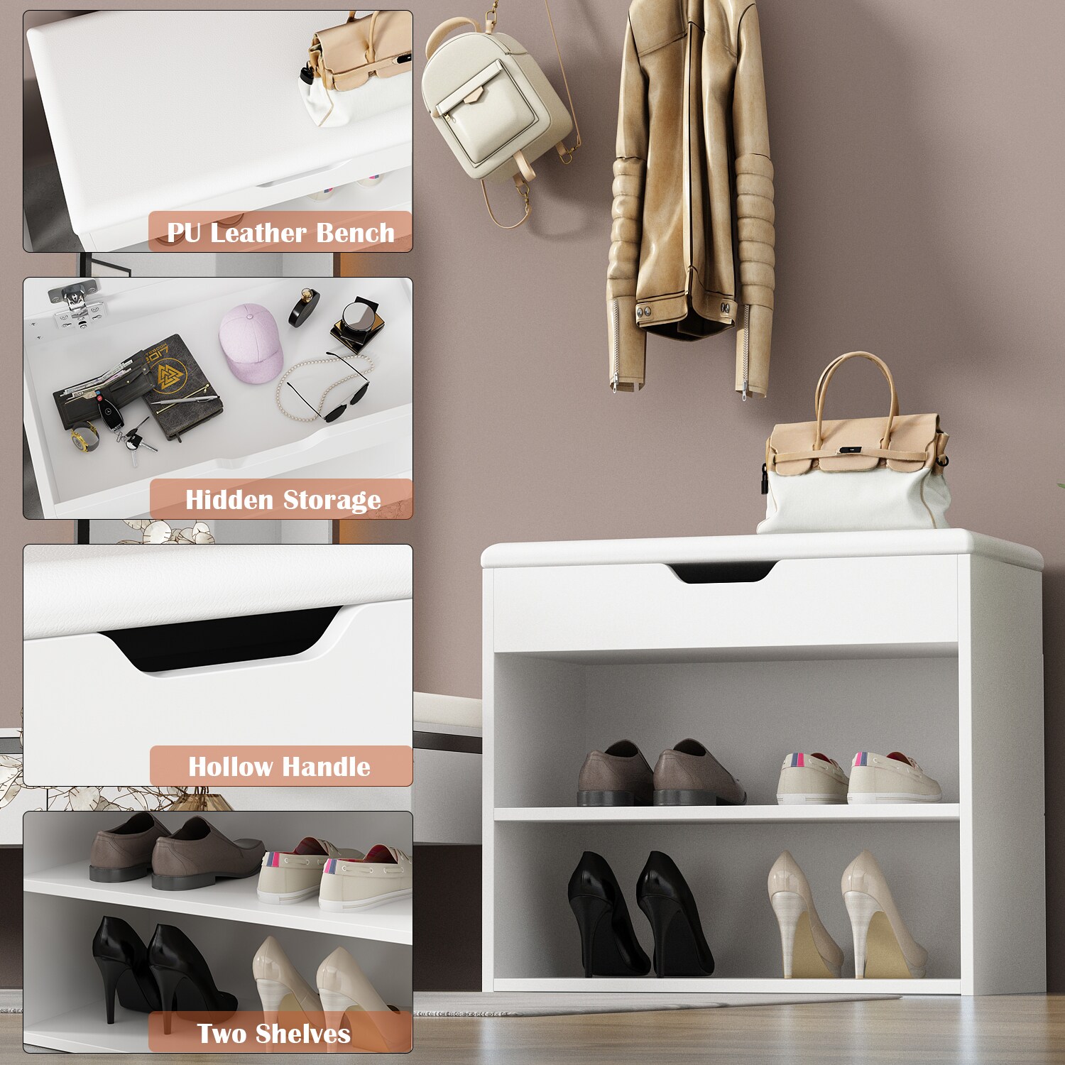 FUFU&GAGA LJY-KF200123-02 Shoe-Racks - View #4