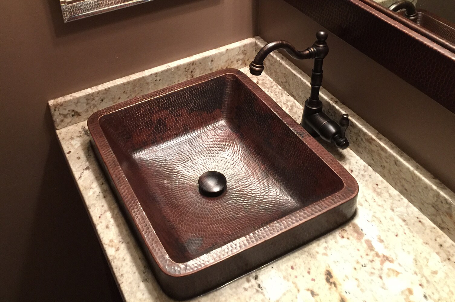 PREMIER COPPER PRODUCTS VREC19SKDB Bath-Sink - View #3