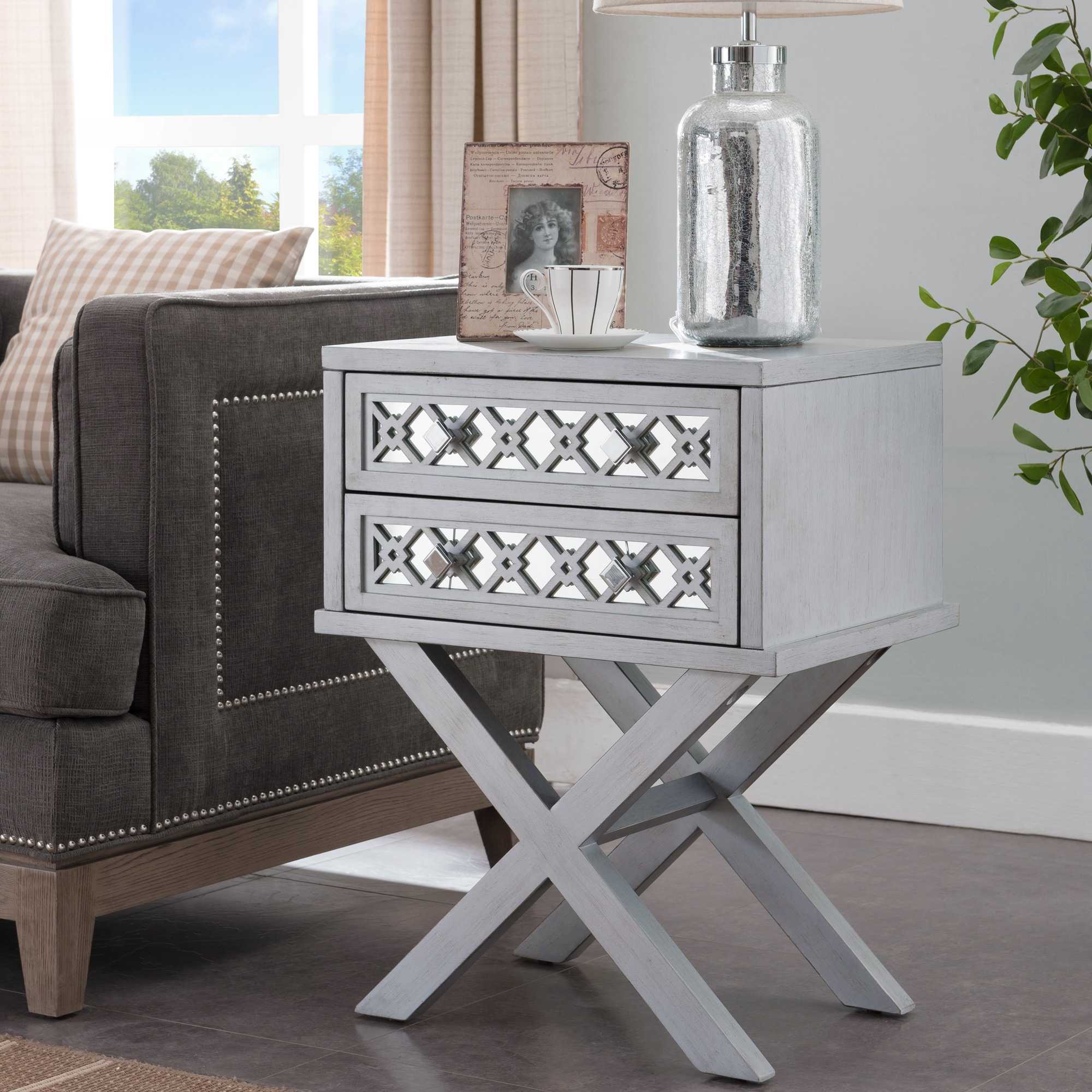 Leick Home 10082-SV nightstands - View #4