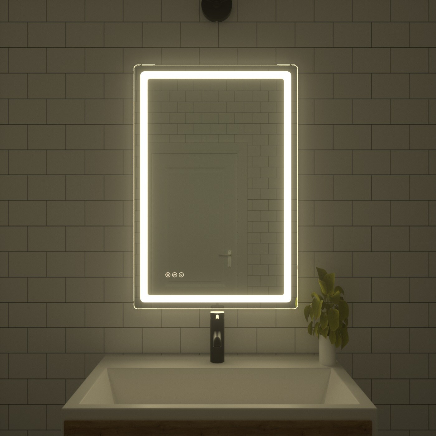 Bayfeve BFKF-2436U4-MIR Framed-Bath-Mirrors - View #16