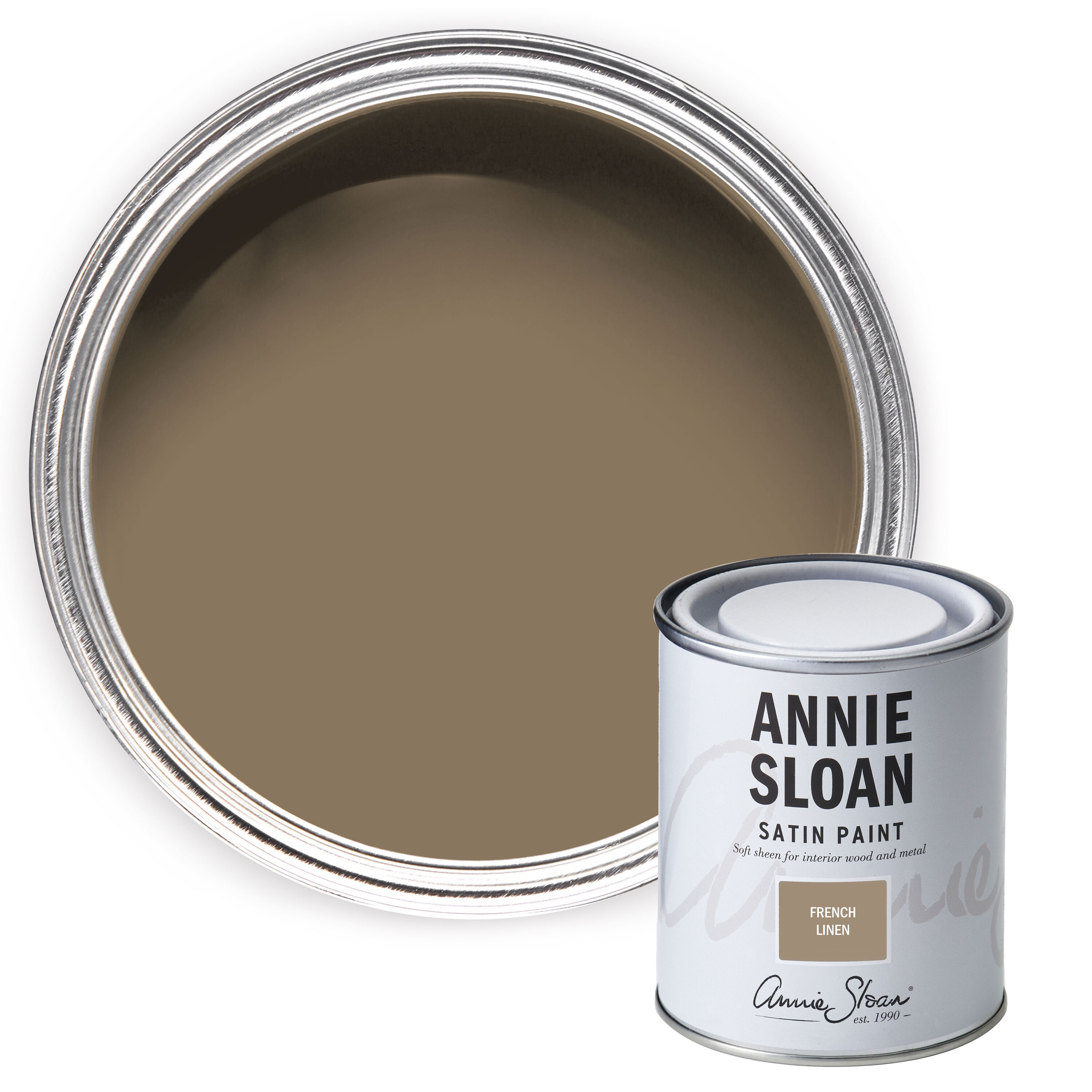 Annie Sloan SPFL001.0750.01 Satin Graphite Water-based Interior Door and Trim Paint ( 1-pint )