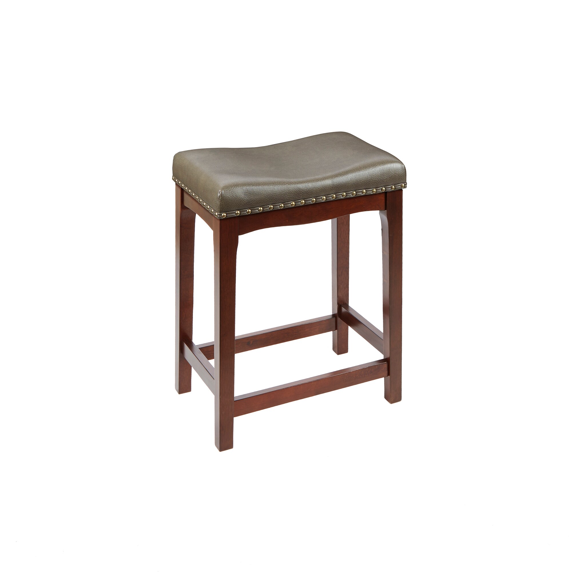 Chocolate Counter Height Upholstered, Bar Stools 24 Inch Height