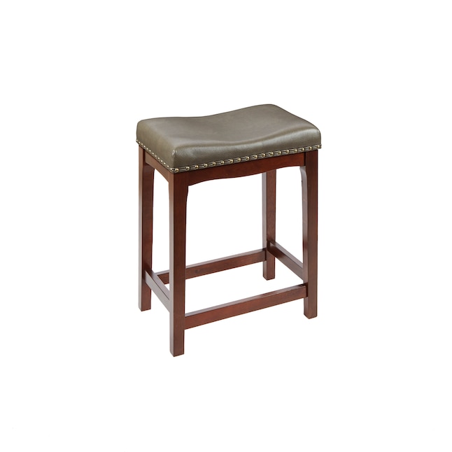 Counter Height Upholstered Bar Stool, 24 Inch Wood Counter Stools