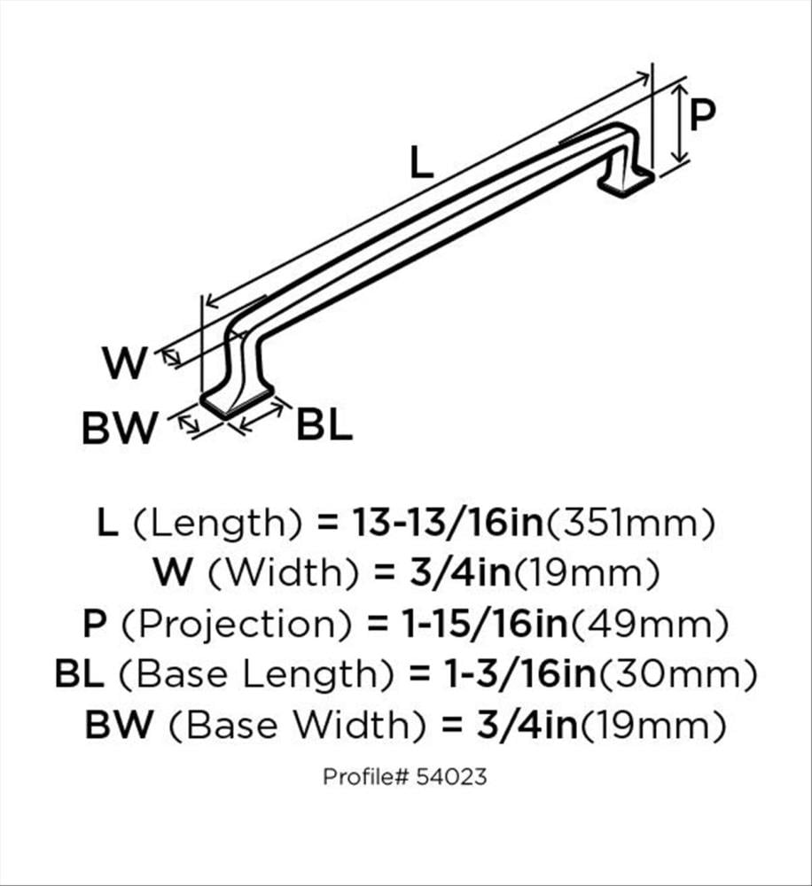 Amerock BP54023PN Cabinet-Pulls - View #9