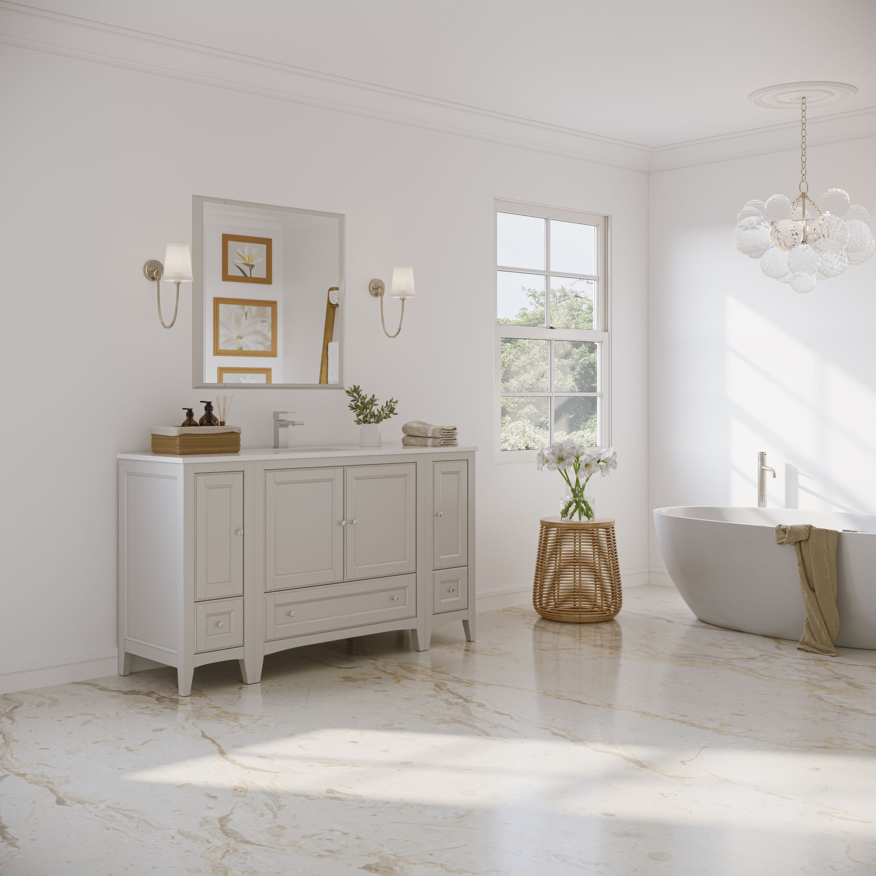 Fresca FVN20-123612AW Bath-Vanity-Combo - View #5