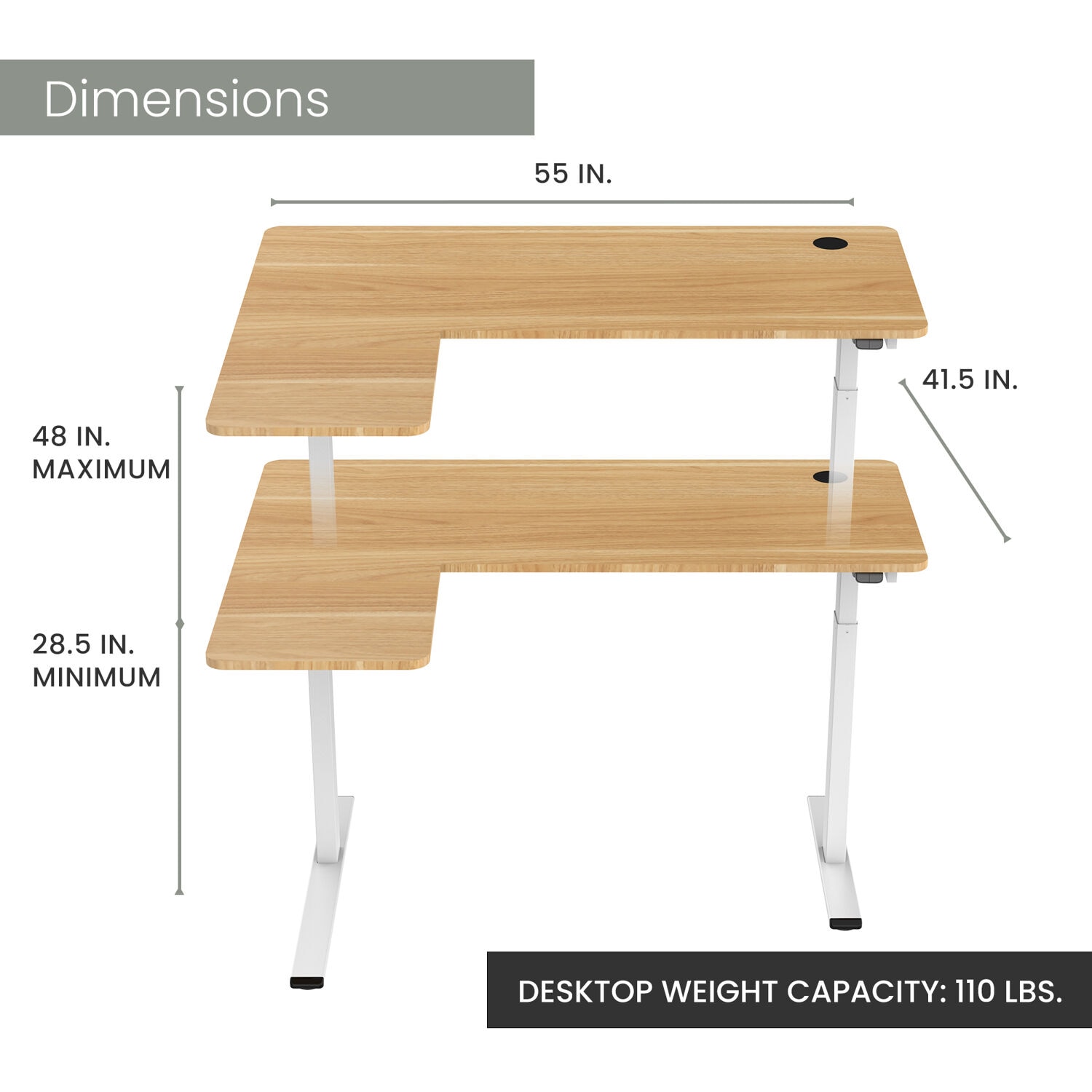 Hanover HSD0424-NAT desks - View #3