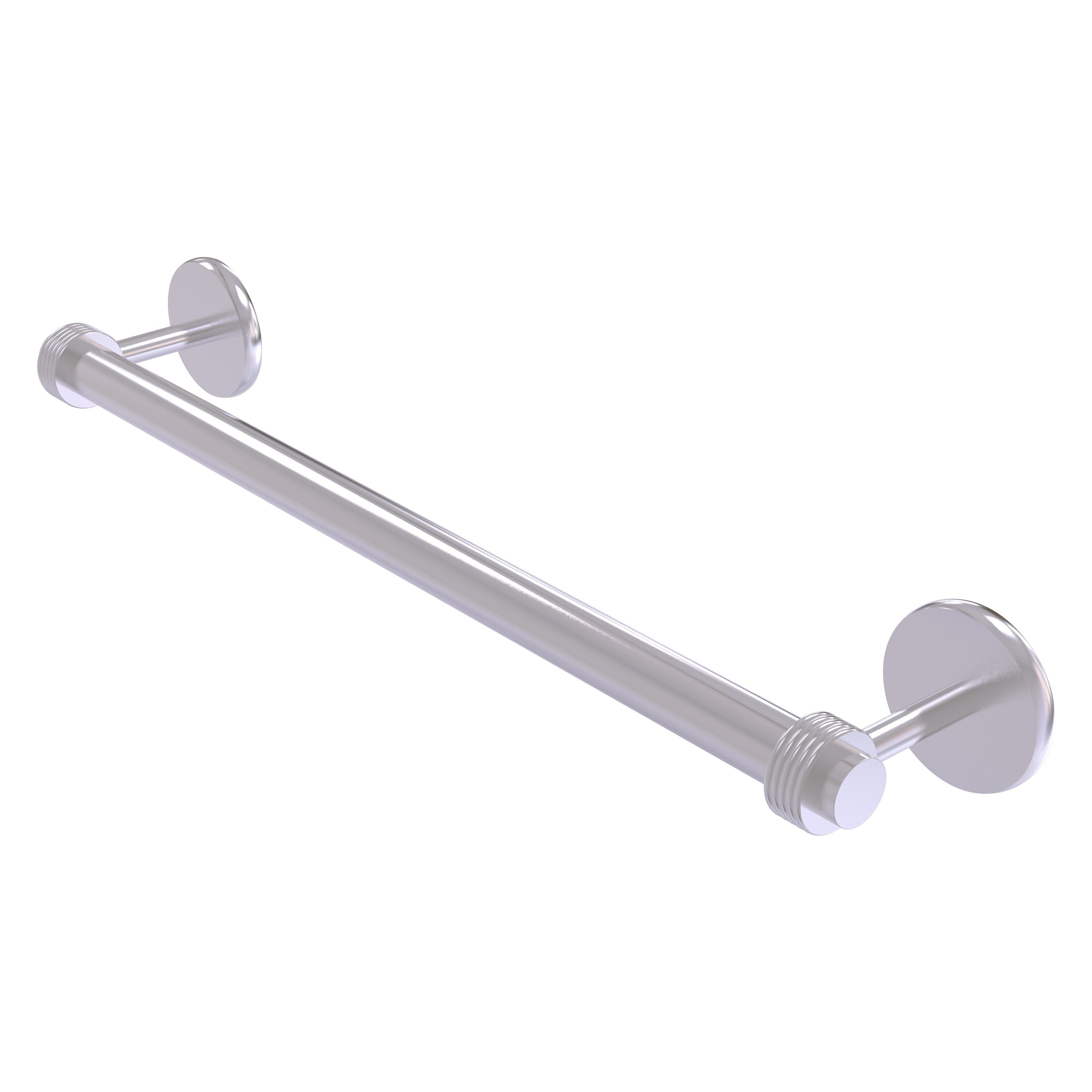 Allied Brass 7251G/36-SCH Satellite Orbit Two 36-in Satin Chrome Wall mount Single Towel Bar
