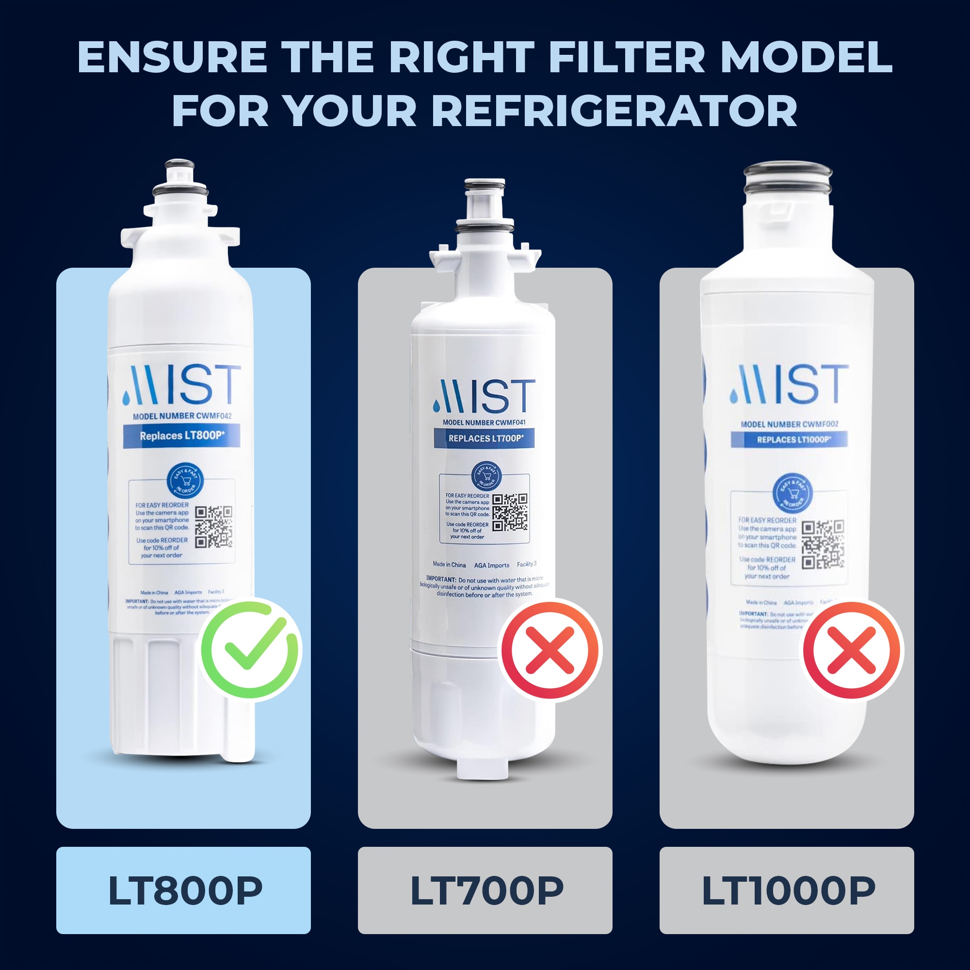 Mist CWMF342 Refrigerator-Water-Filters - View #2