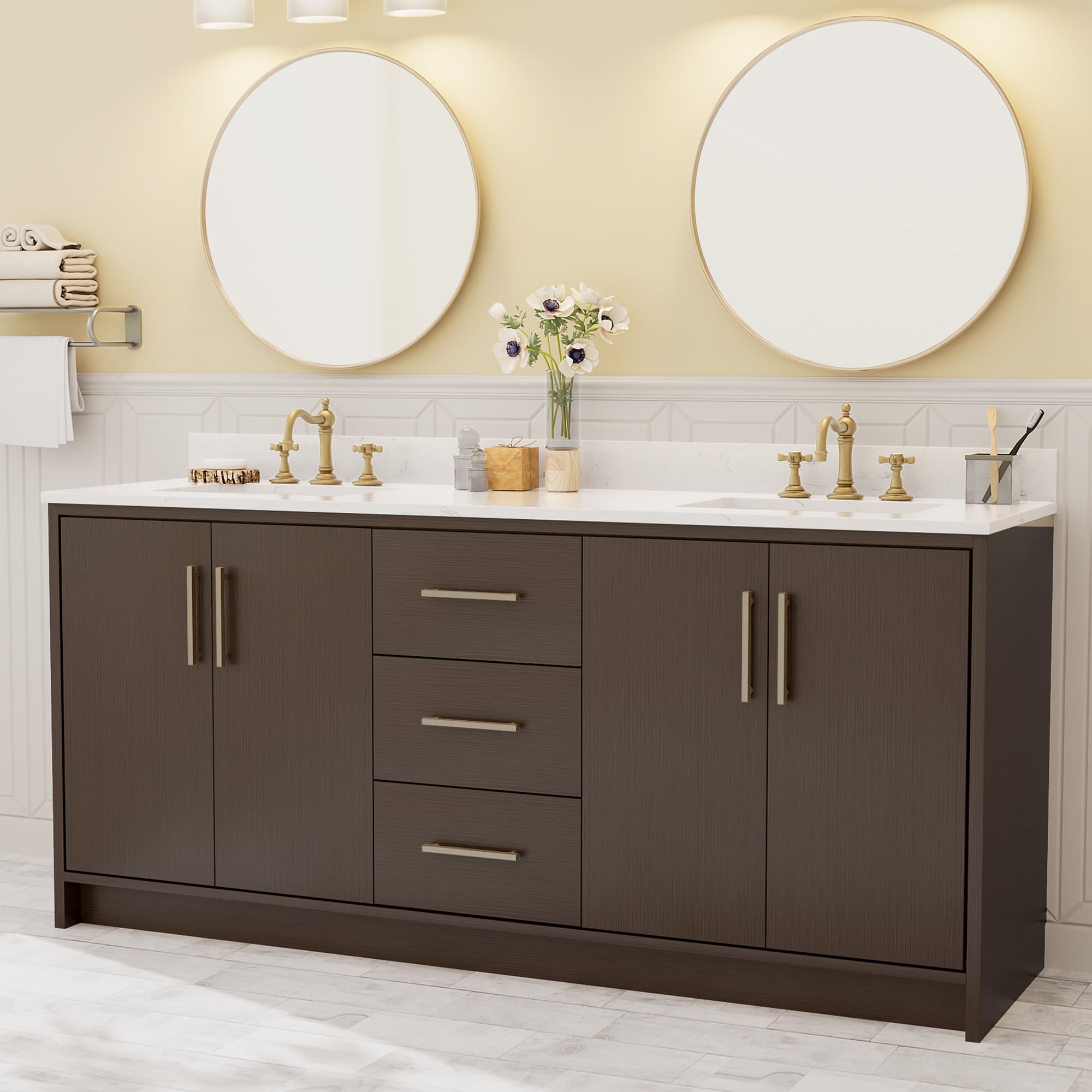 VOUA DXRCJ-SJD-BU Bath-Vanity-Combo - View #2