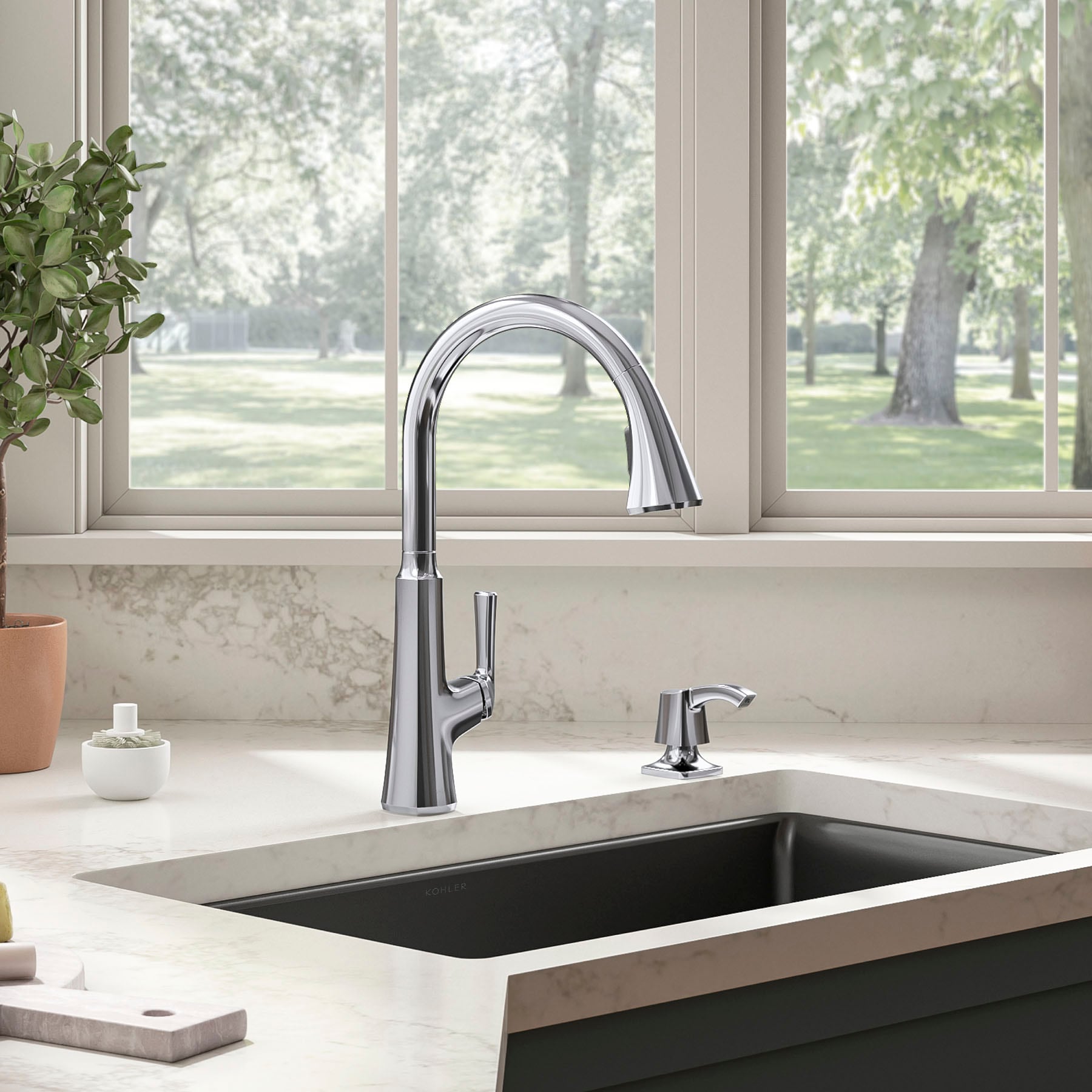 KOHLER R26756-SD-CP Kitchen-Faucets - View #2
