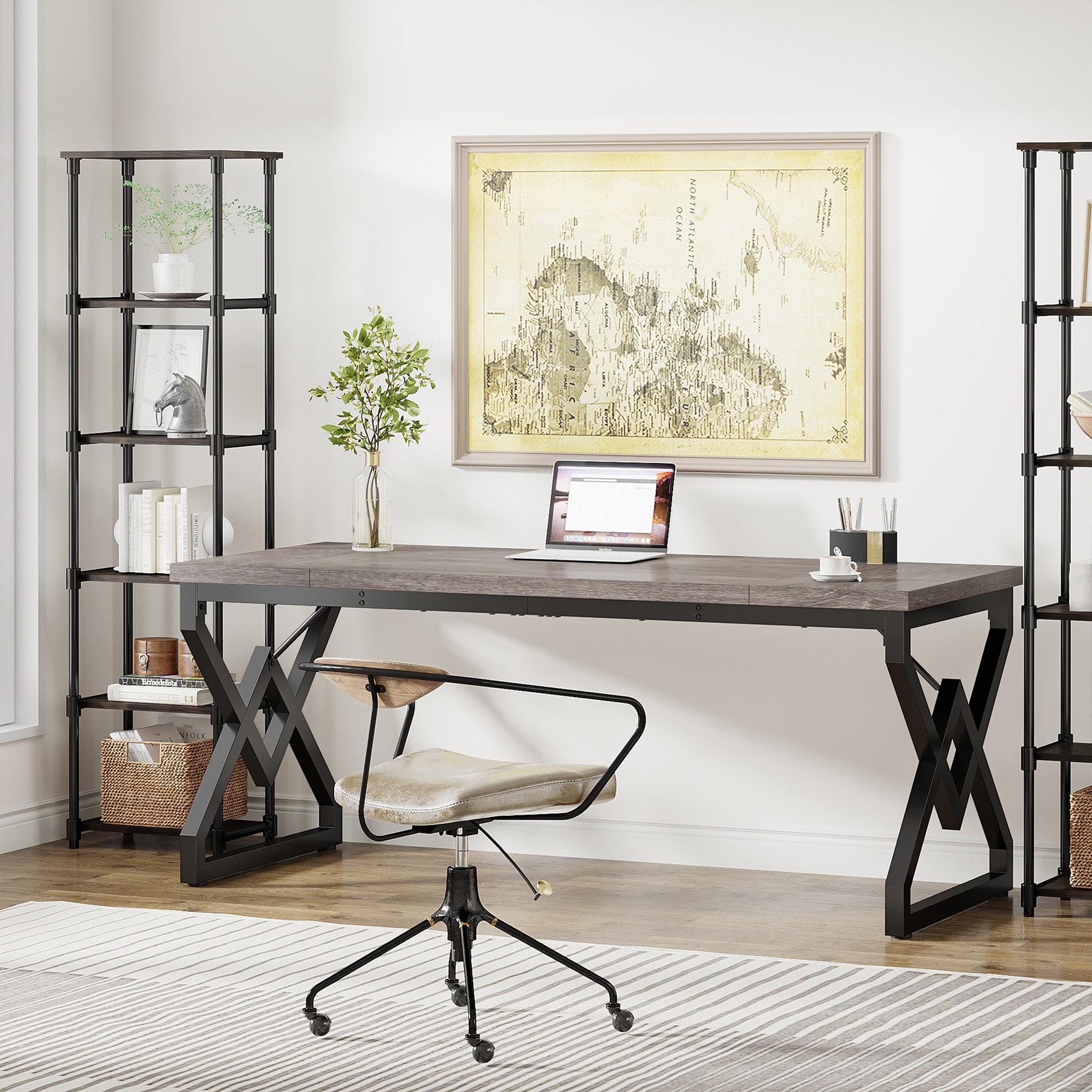 Fnova LWTJ-XK00682 Office-Tables - View #5