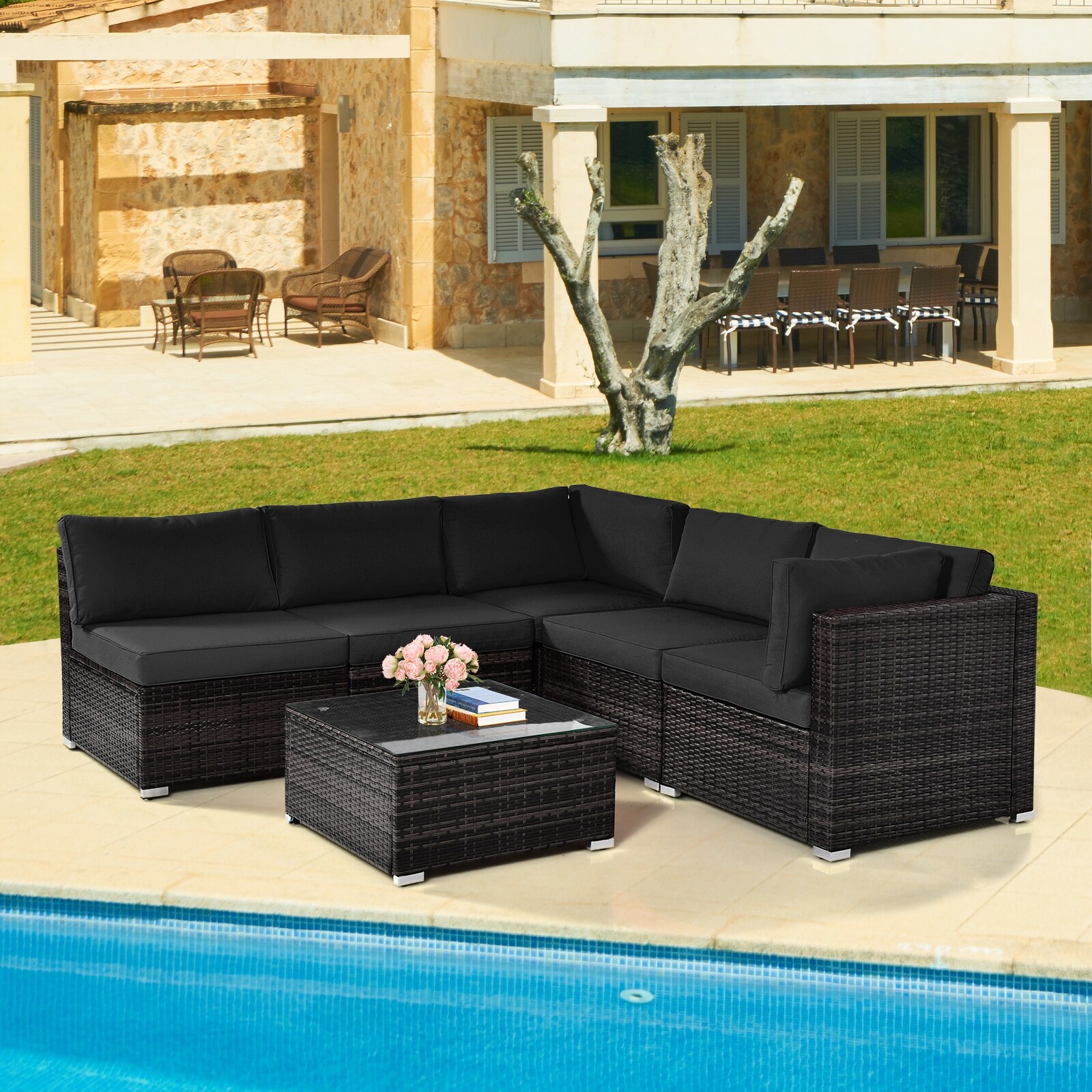 Slickblue D-CO-+AKB73976WH Patio-Conversation-Sets - View #3