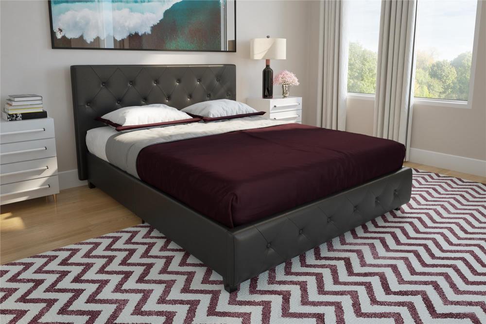 Dhp dean upholstered on sale bed with storage