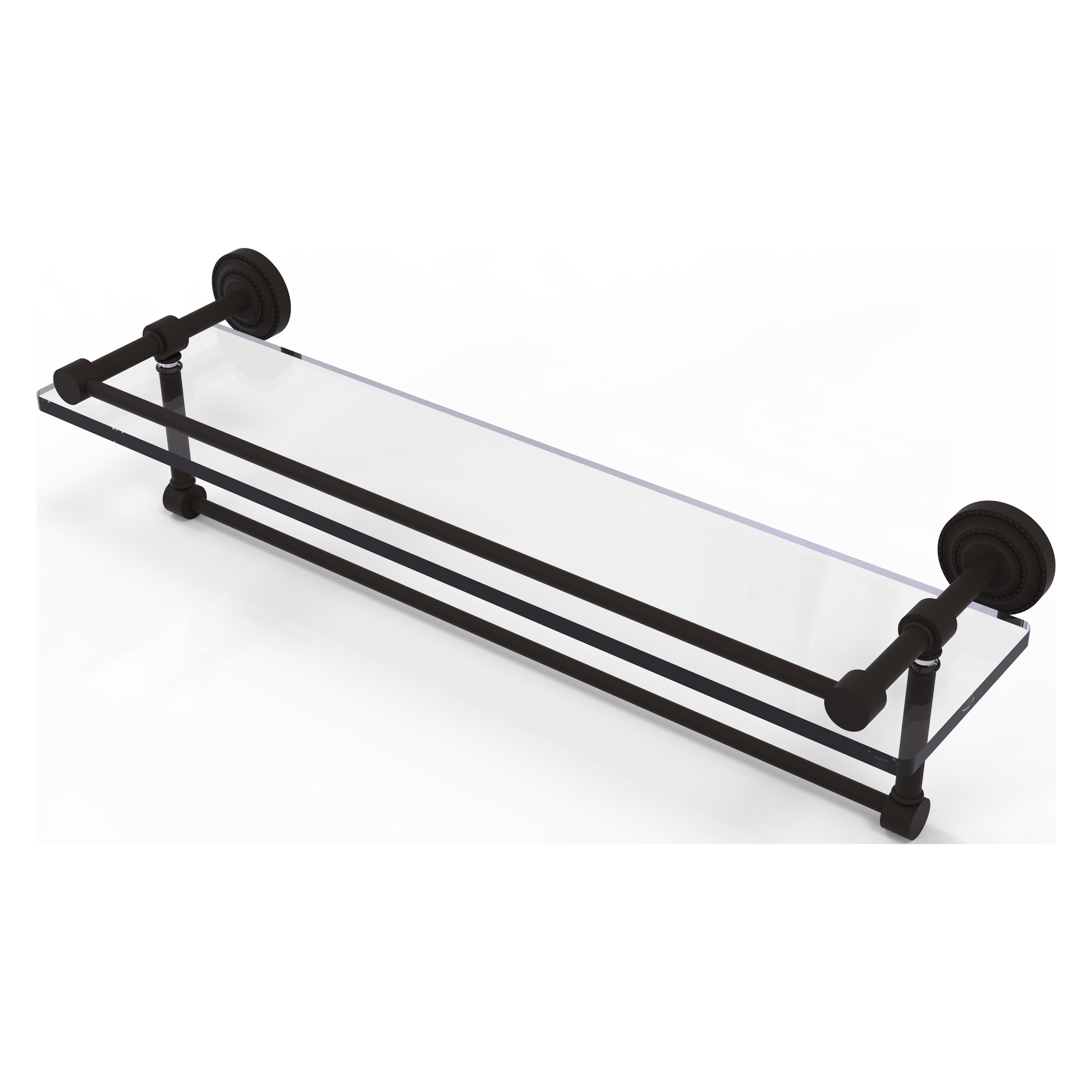 Allied Brass DT-1TB/22-GAL-ORB Dottingham Oil-rubbed Bronze Wall mount Bathroom Shelf ( 22-in x 5-in x 5-in )