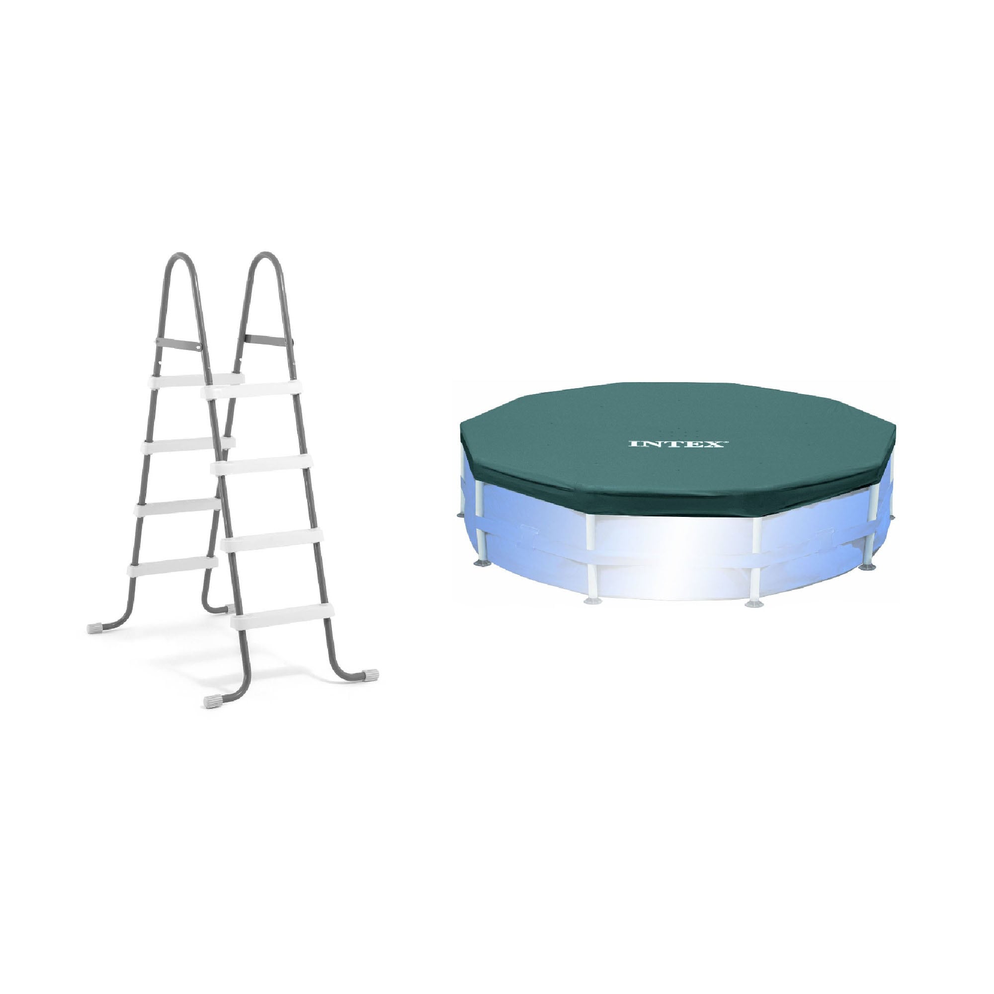 Intex 176185 15-Feet x 15-Feet Vinyl Leaf and debris Round Pool Cover