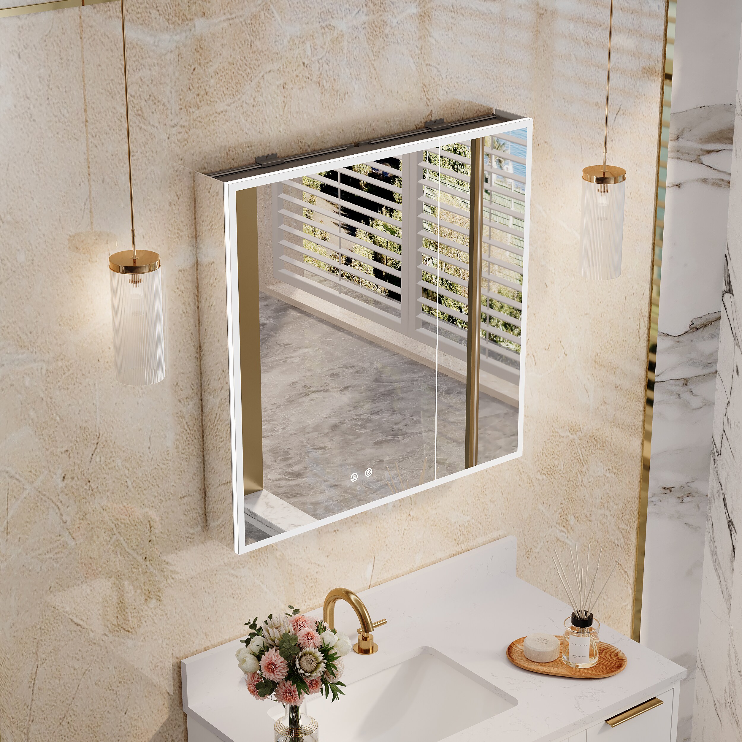 WELLFOR EX-5MC2432LX Bathroom-Medicine-Cabinets - View #12
