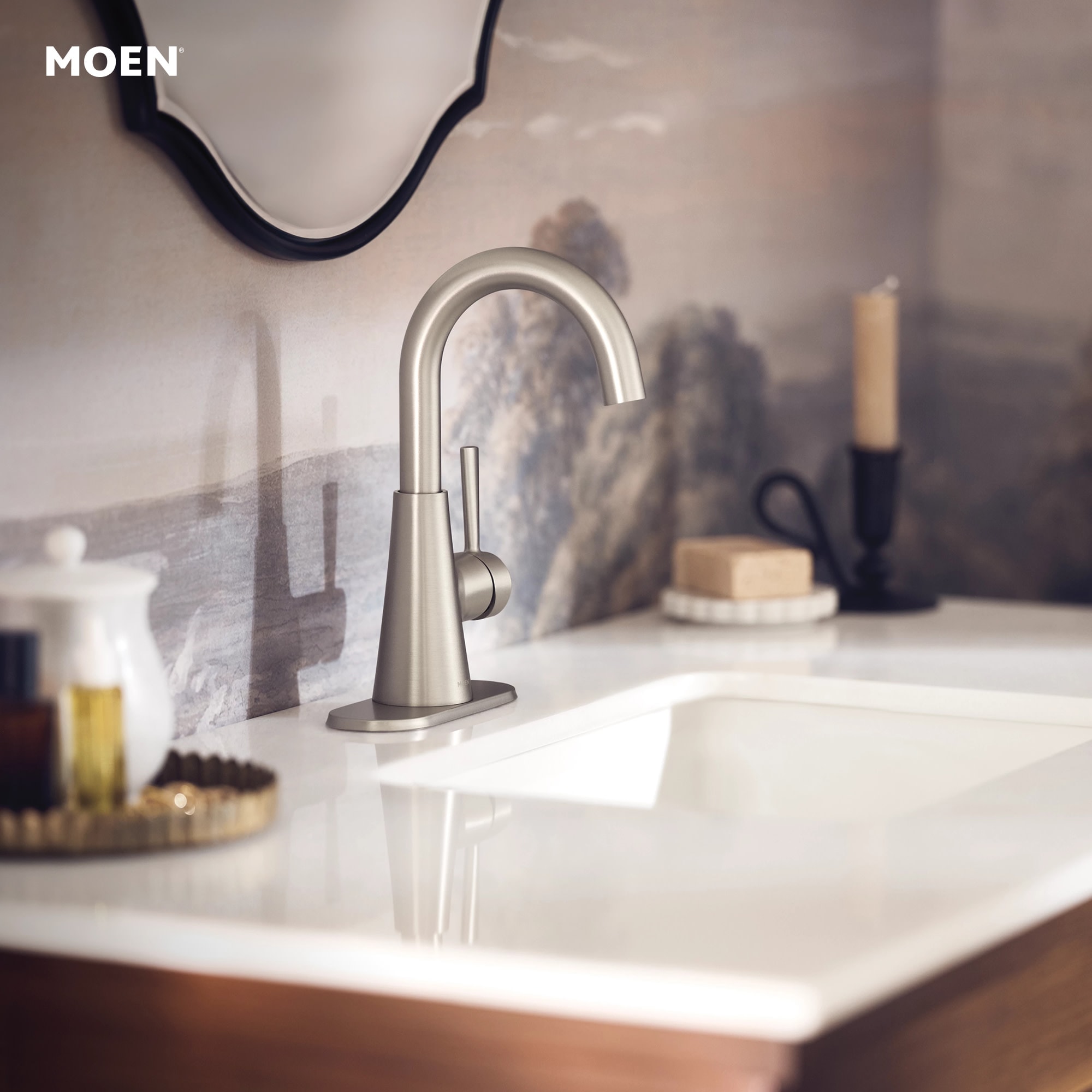 Moen 84021SRN Lavatory-Faucets - View #3