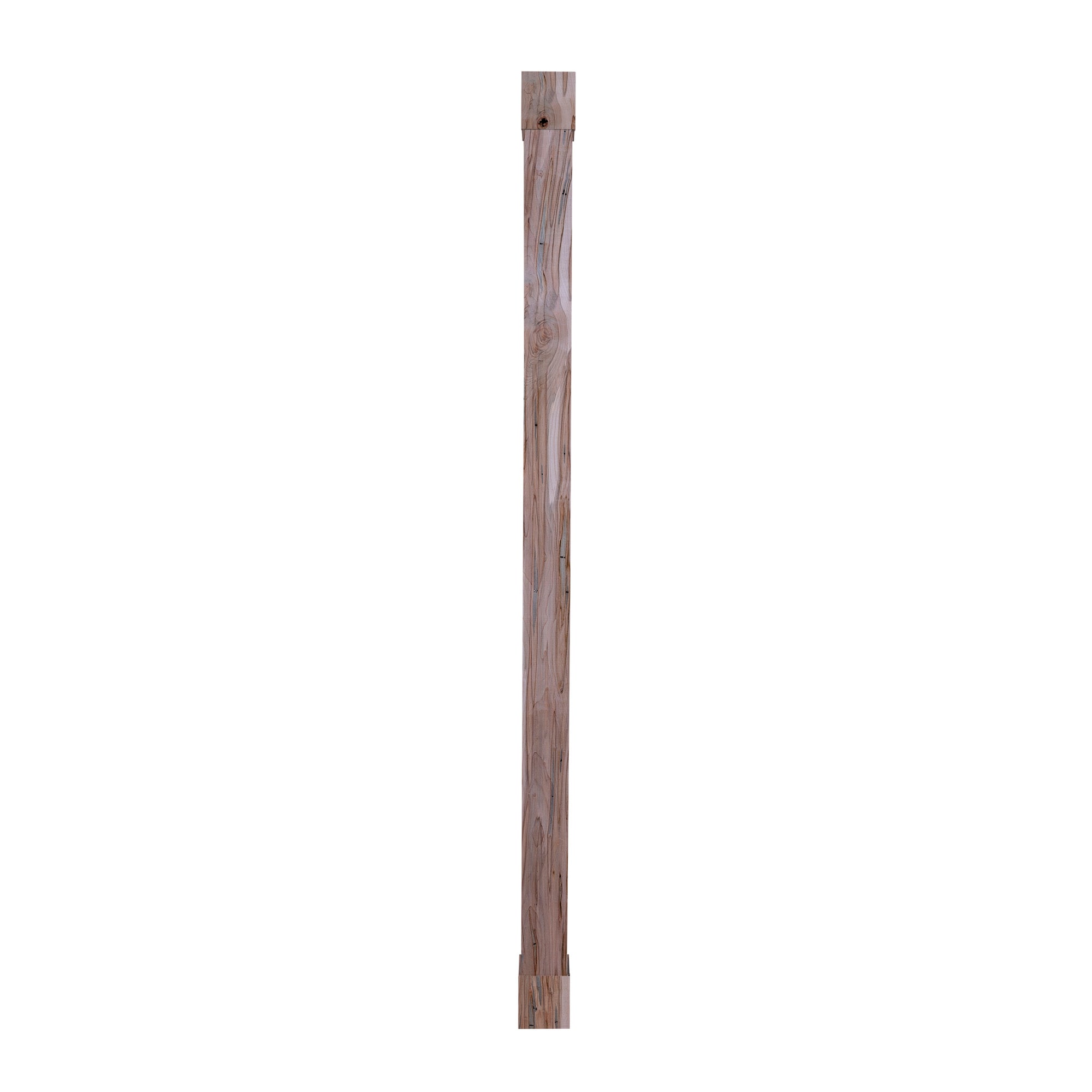 Unfinished Rustic Ambrosia Maple Column Wrap, 8.66 Feet