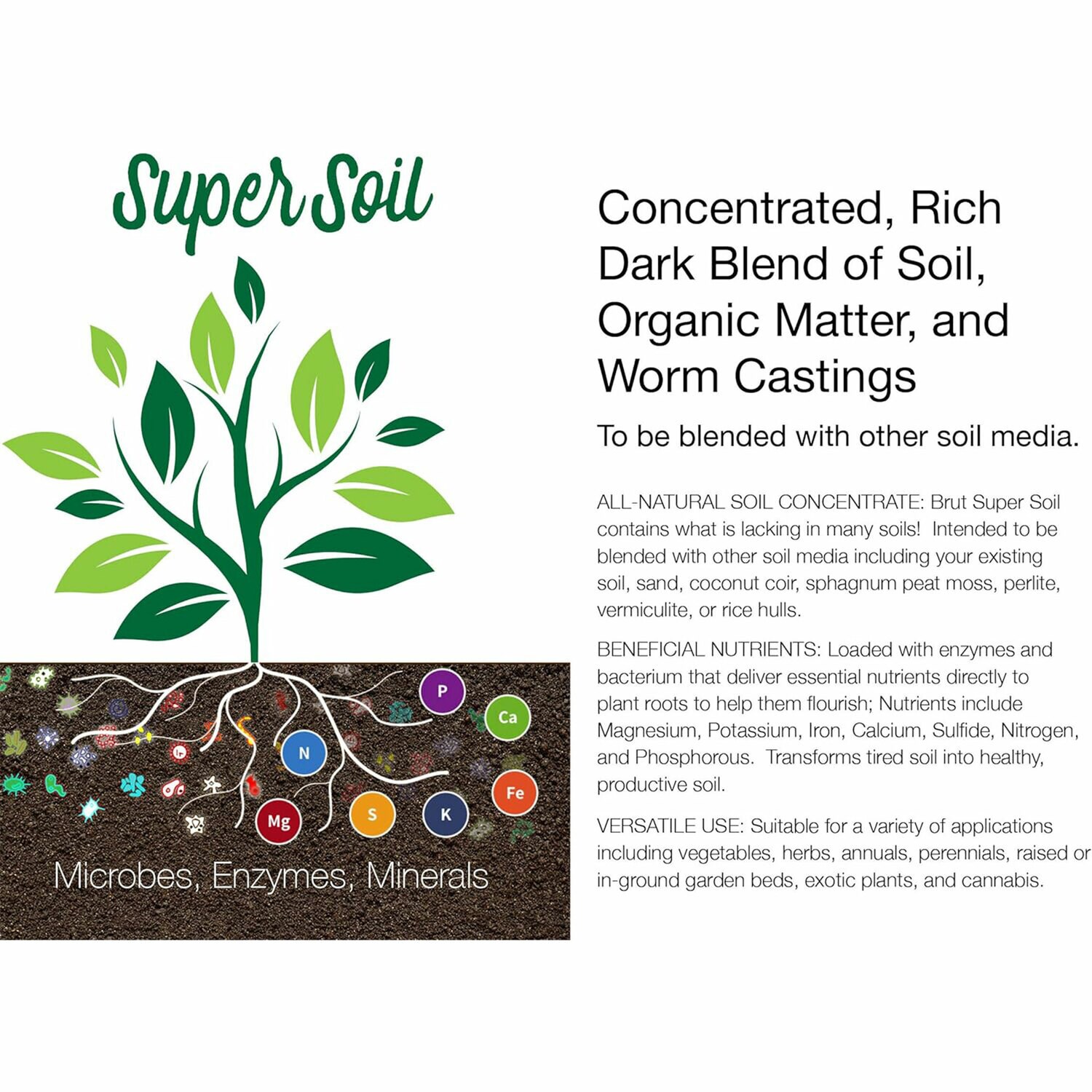 Brut Worm Farms 251501 Garden-Soil-Soil-Amendments - View #4
