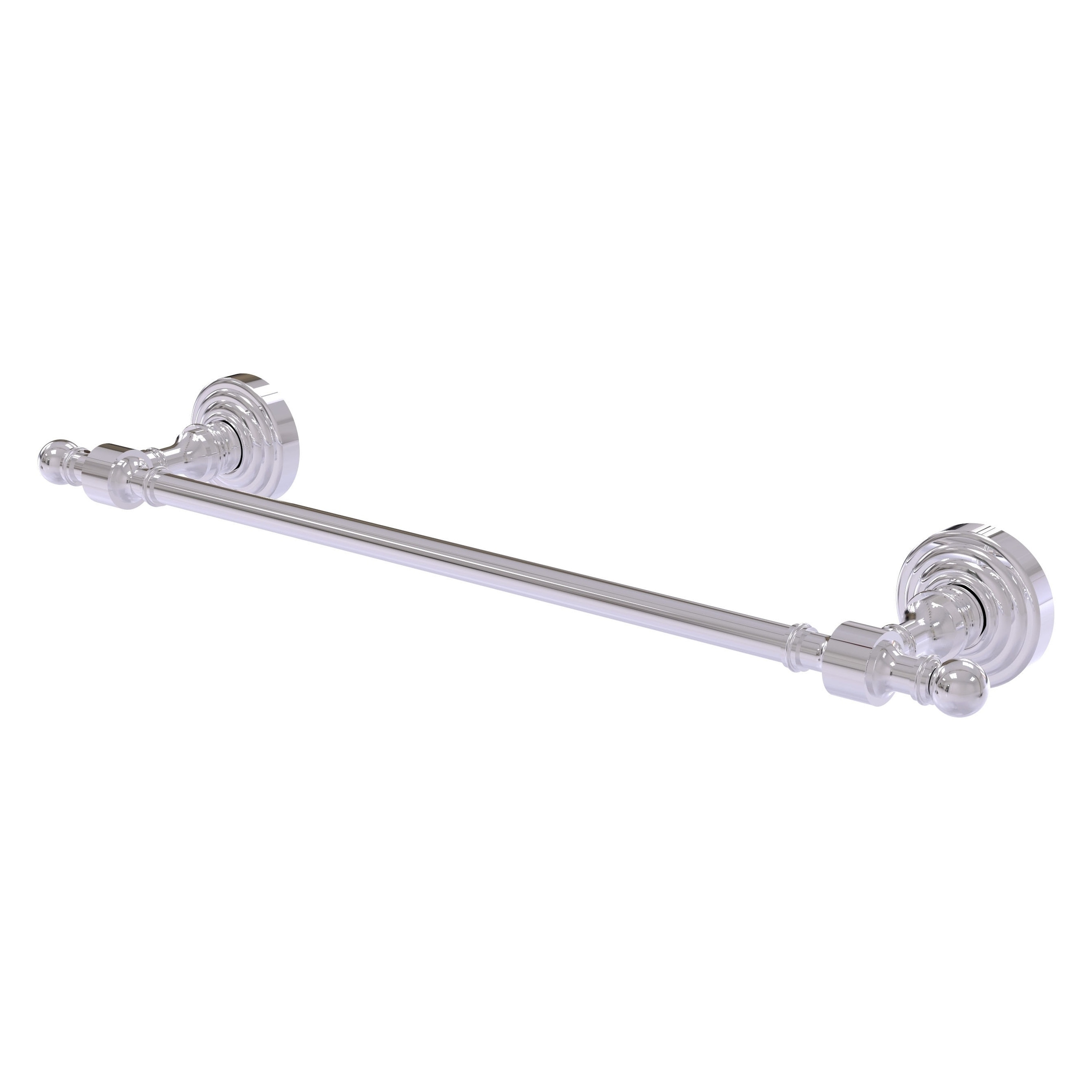 Allied Brass RW-31/36-PC Retro Wave 36-in Polished Chrome Wall mount Single Towel Bar