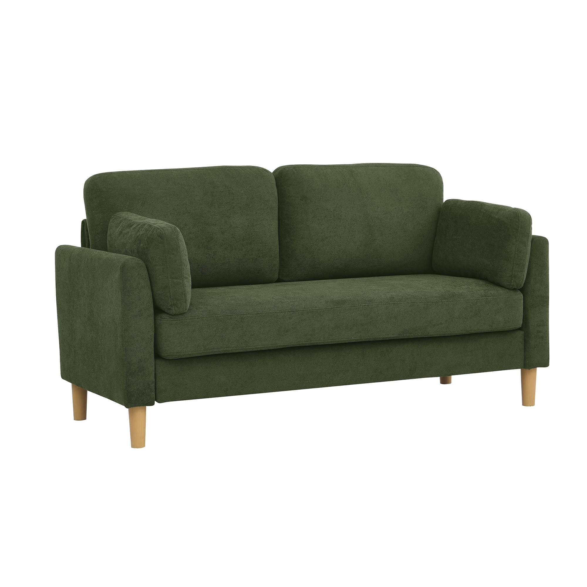 Bybafun YC5200042 66-in Modern Green Sofa