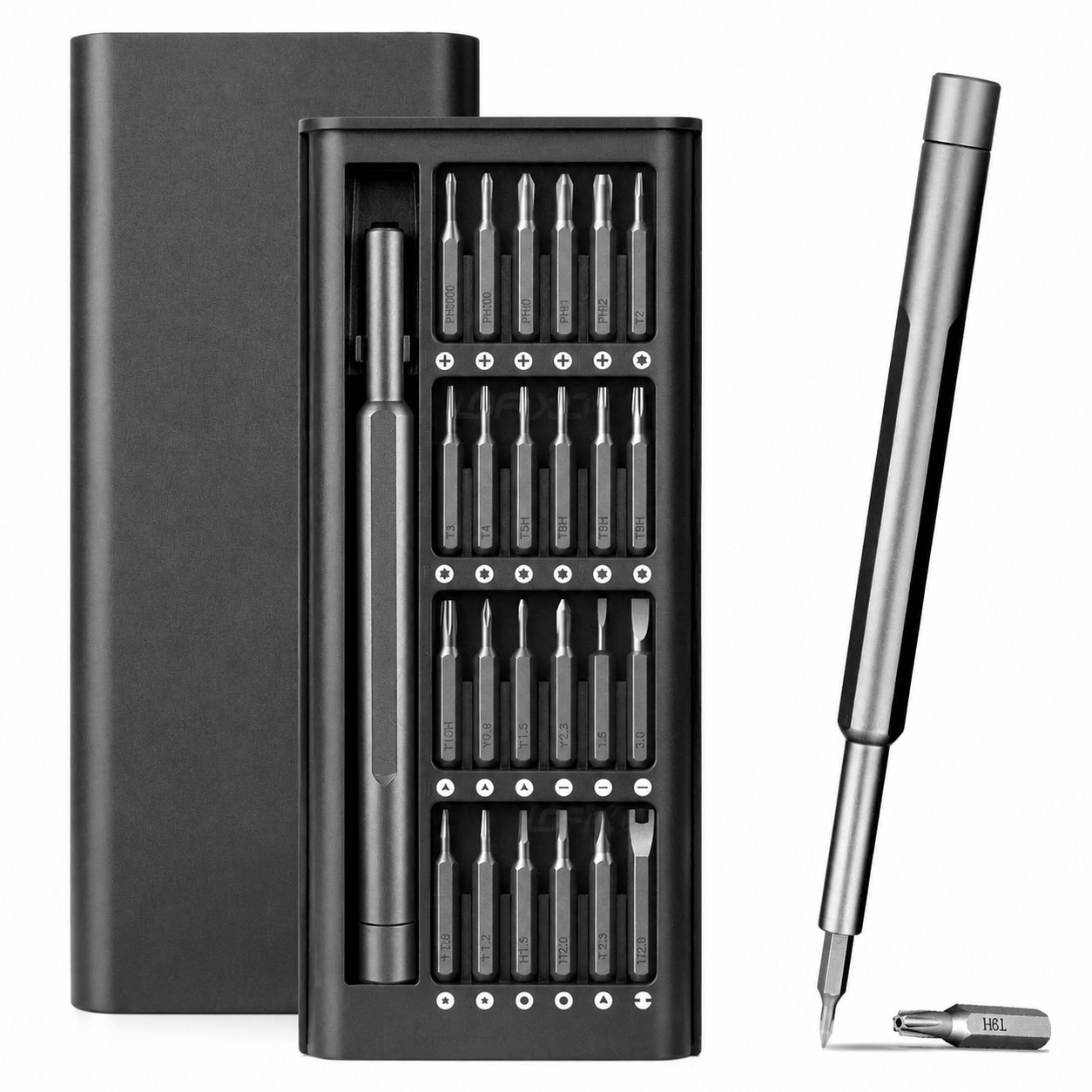 DYRCJ  Precision Screwdriver Set Magnetic Torx Pentalobe Triwing Flathead Phillips Bits for Eyeglass Watch iPhone Mac Computer Camera PS4 Switch