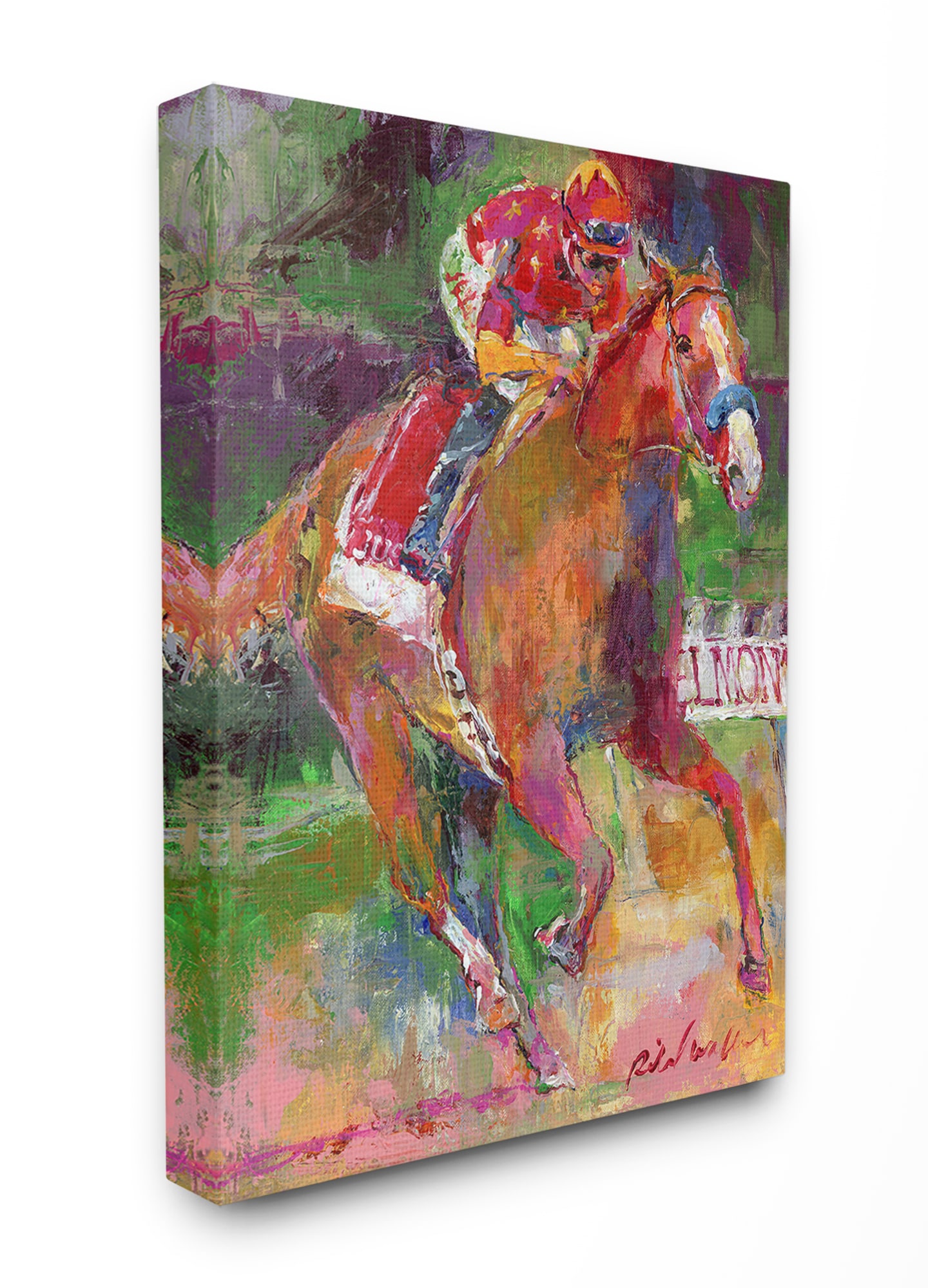 Stupell Industries WLA-103-CN-16X20 Richard Wallich 20-in H x 16-in W Abstract Print on Canvas