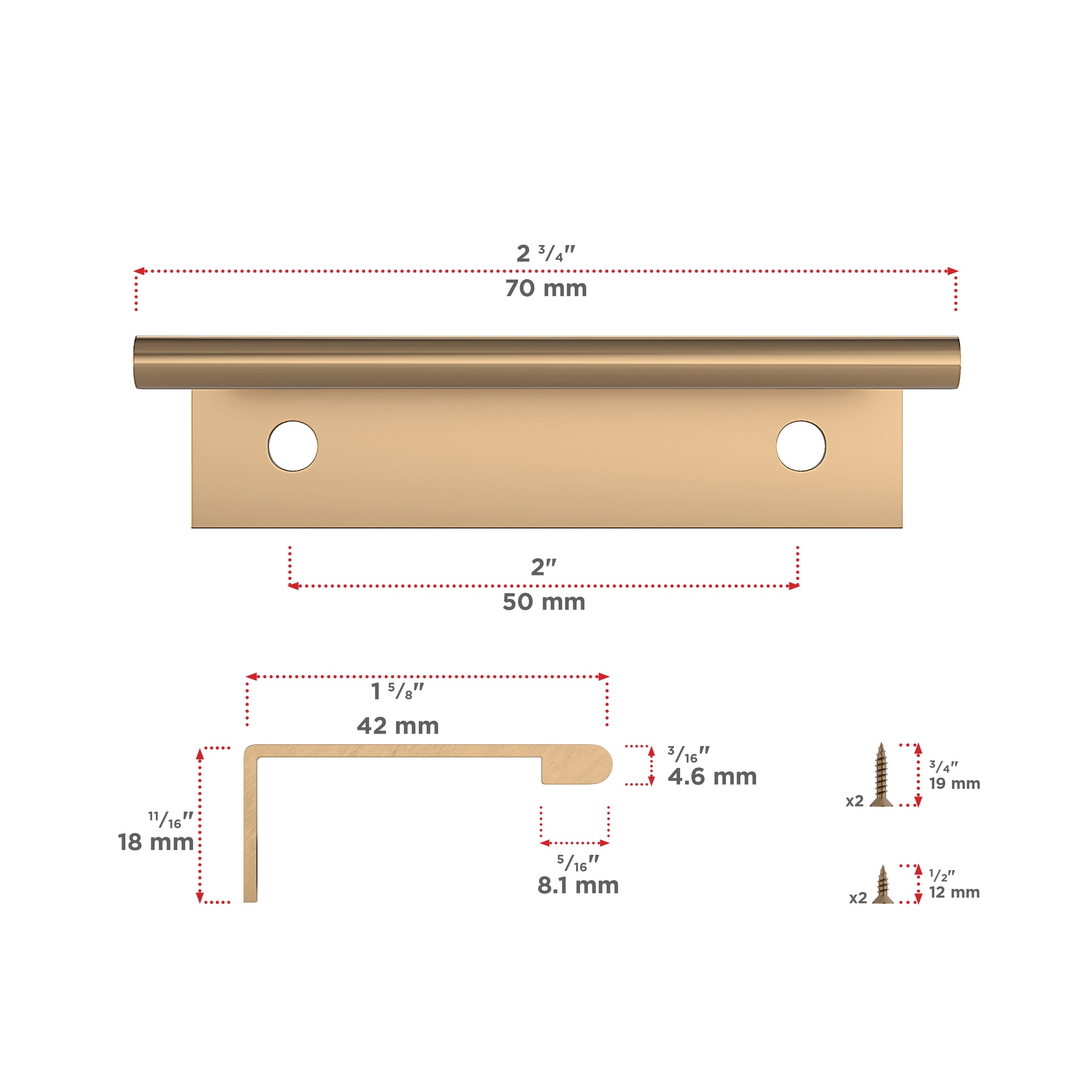 Richelieu BP989850CHBRZ Cabinet-Pulls - View #4