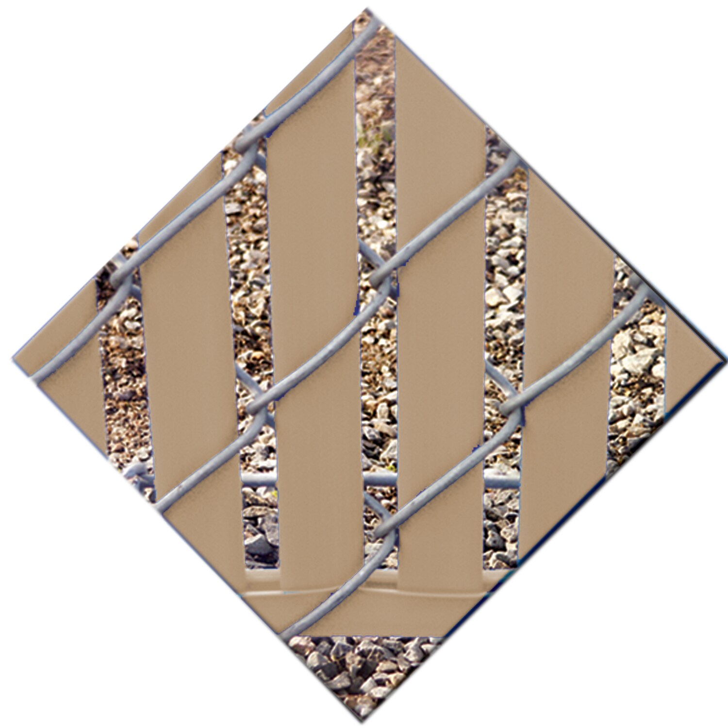 7-ft H x 1-in W Beige Hdpe Privacy Chain Link Fence Slat 78-Pack