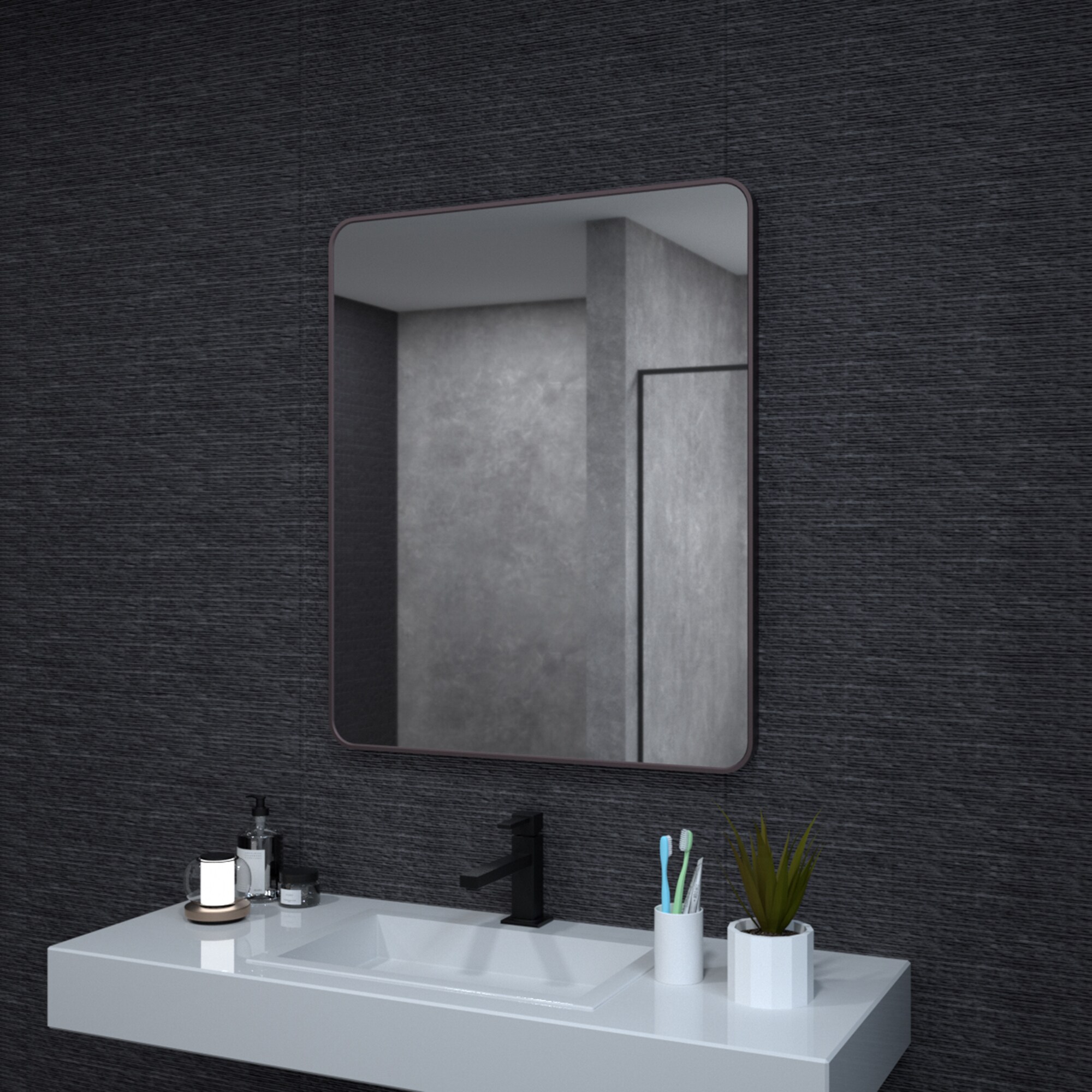 Bybafun YE1800001 Framed-Bath-Mirrors - View #11