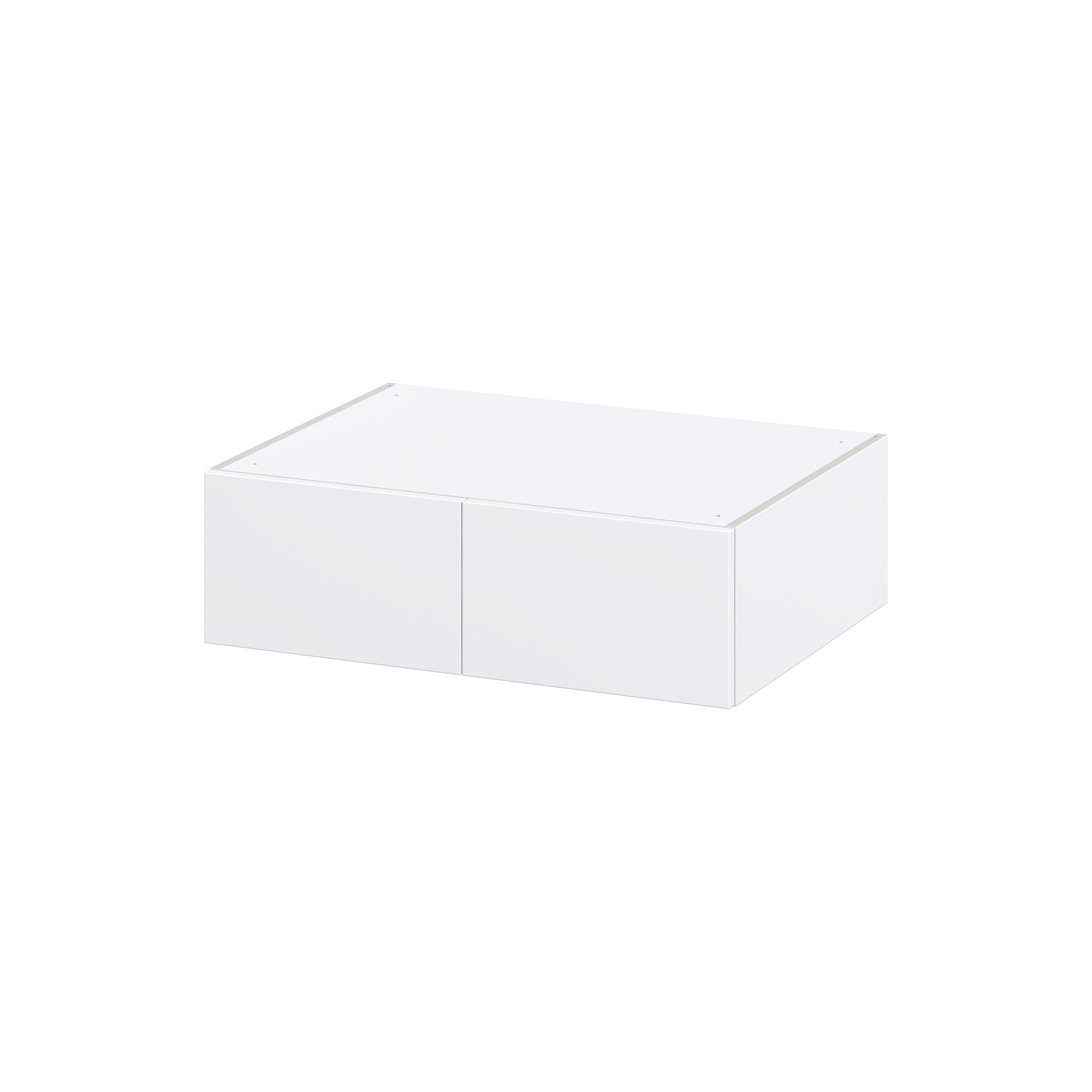 Hugo&Borg DSW331024-LA Lasalle 33-in W x 10-in H x 24-in D Bright White Slab Wall Fully assembled Cabinet (Flat Panel Slab)