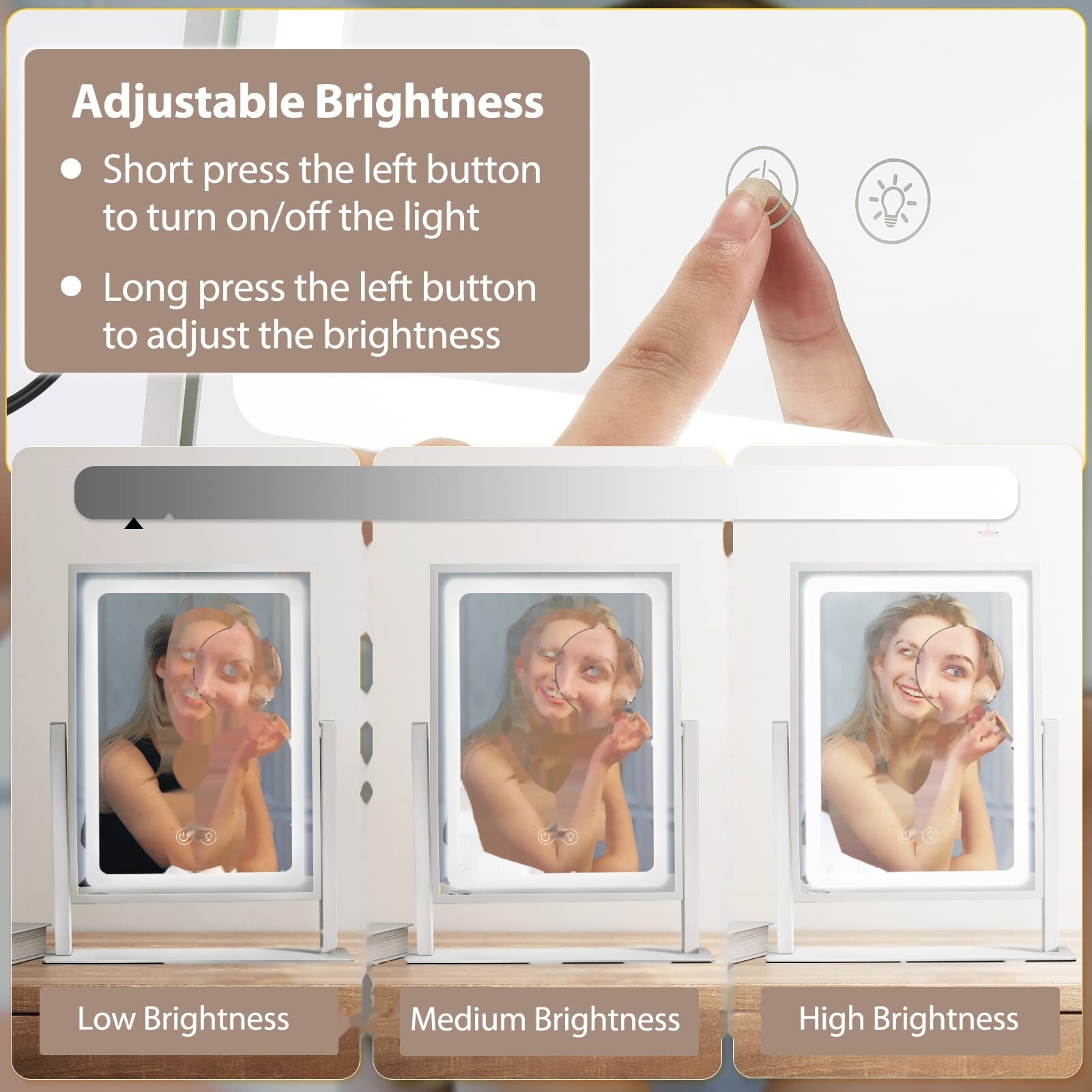 UUDULY LUU0826U0425 Makeup-Mirrors - View #2