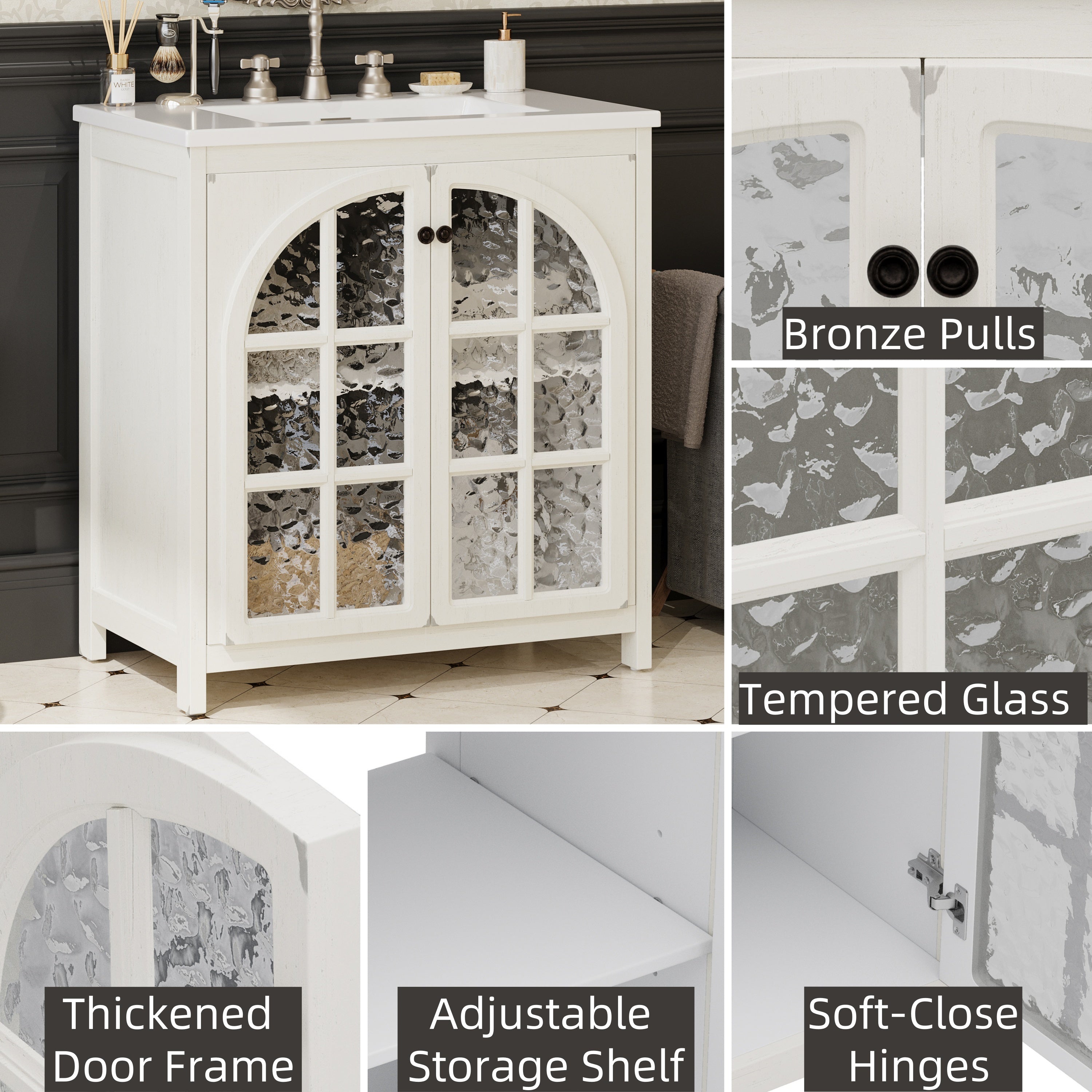 Boyel Living BL-NE-9512W Bath-Vanity-Combo - View #8