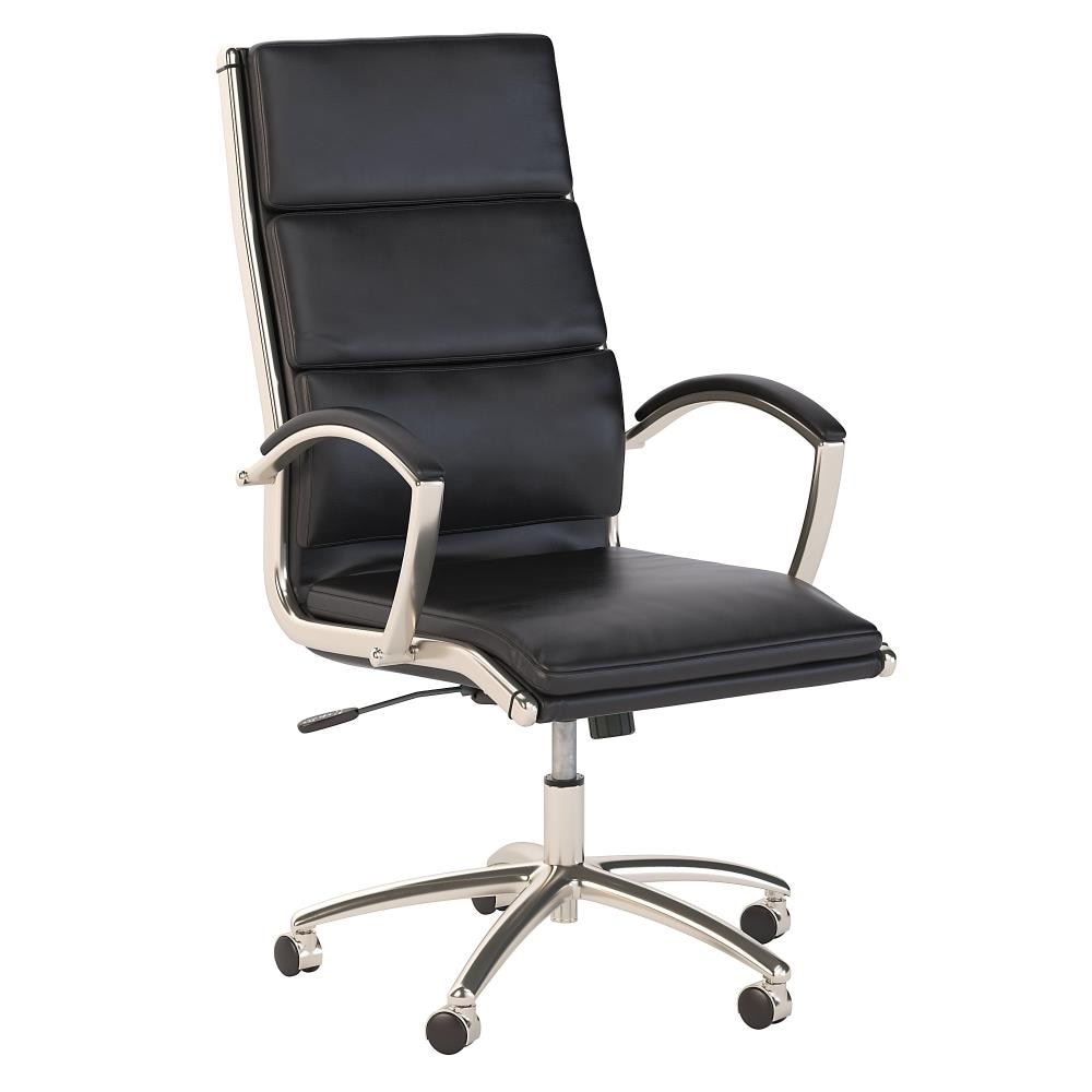 Choice of Ivory/Black/Brown Walker Office Leather Effect Chair 
