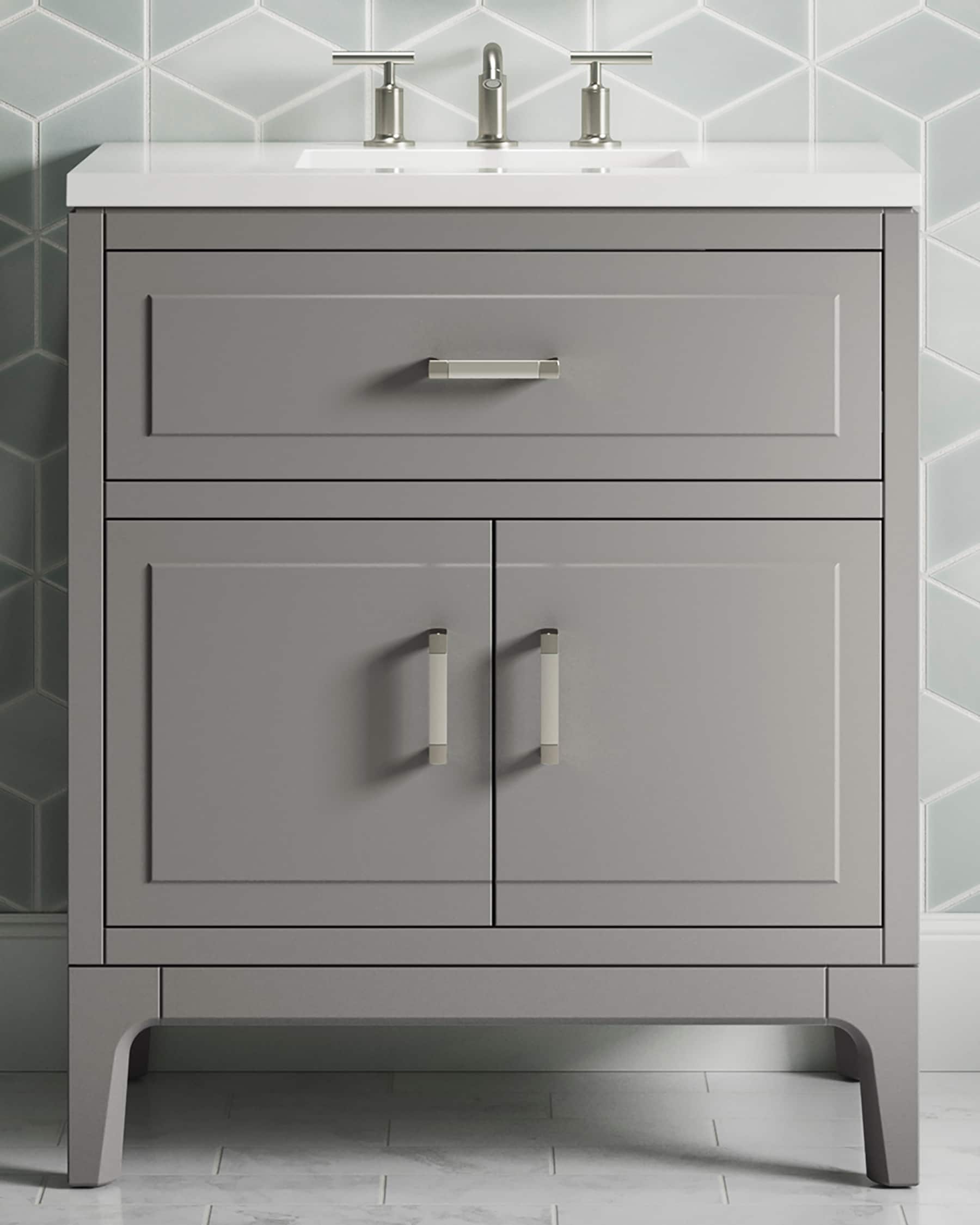 KOHLER Drawer Organizer with Lid in Mohair Grey