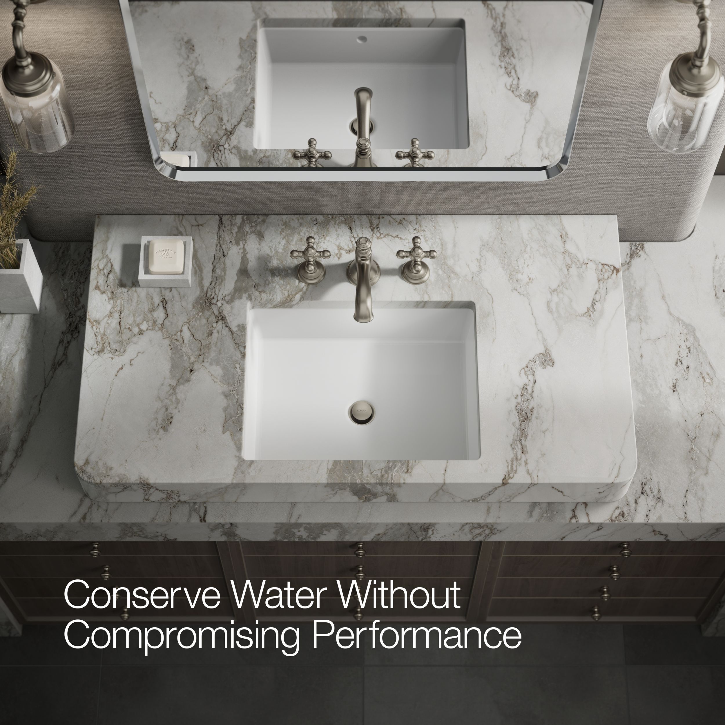 KOHLER 98068-3-BN Faucet-Tub-Shower-Handles - View #12