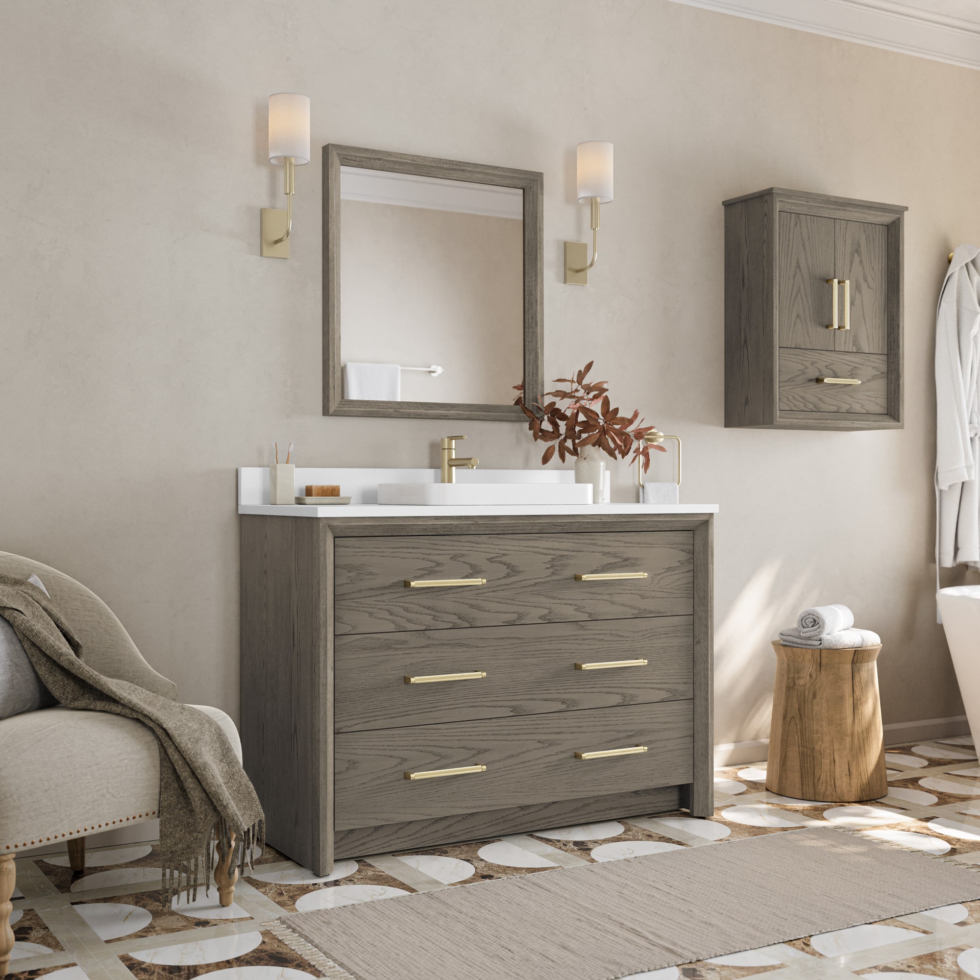 Greentouch Home 1883VA-48-267-907-SR Bath-Vanity-Combo - View #14