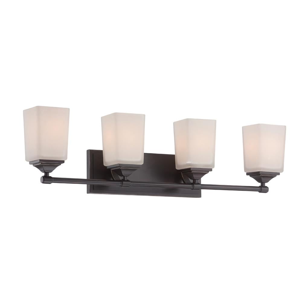Designers Fountain 68604-OEB Corbin 4-Light Old English Bronze Transitional Vanity Light