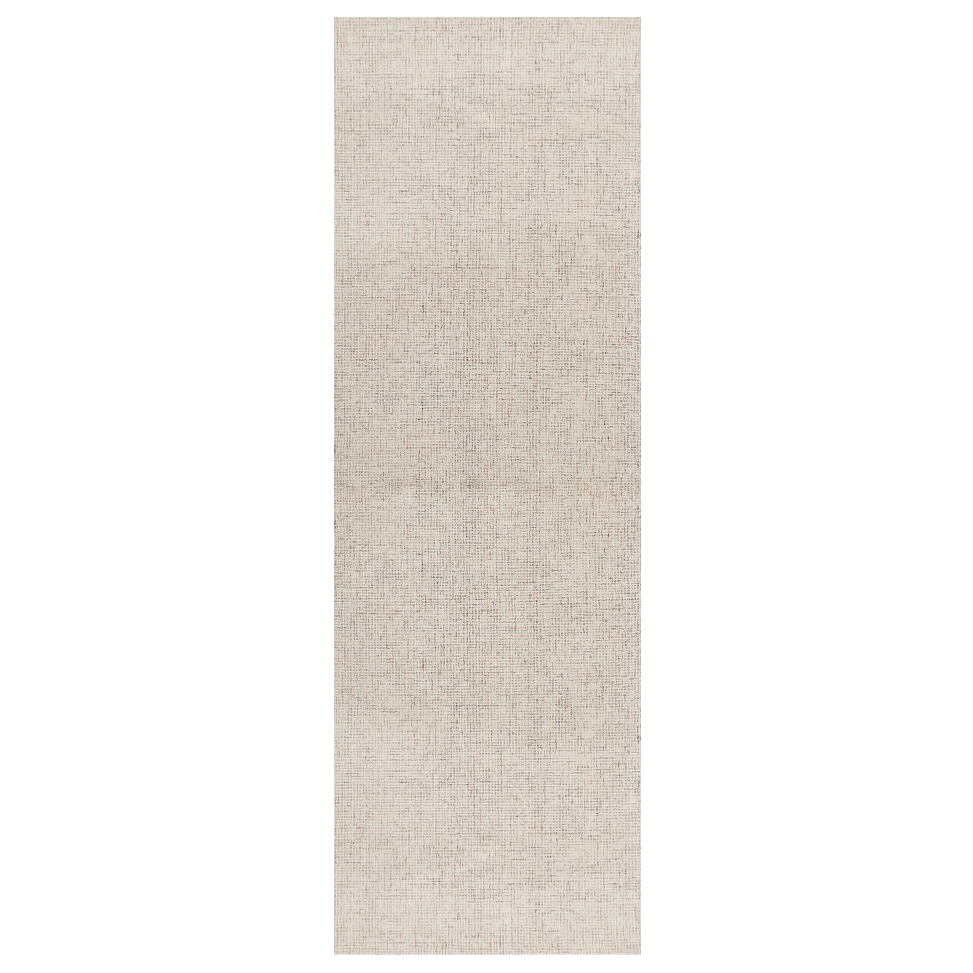 LR Home 0531A4590304J8 2 x 8 (ft) Tufted Wool Rust/Beige Rectangular Indoor/Outdoor Geometric Farmhouse/Cottage Runner rug